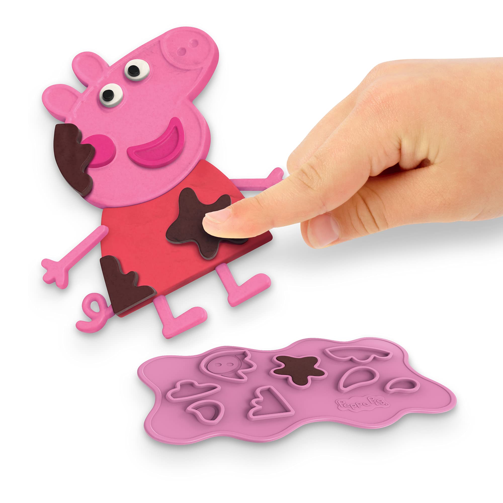 Play-Doh Peppa Pig Stylin Set - 9 Colors & 11 Accessories for Kids 3+ 4