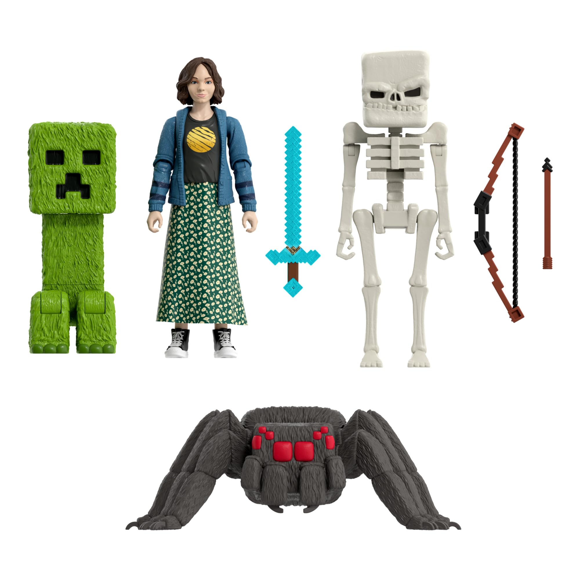 Minecraft Story Set - Overworld Encounters with 4 Action Figures & 3 Accessories 6
