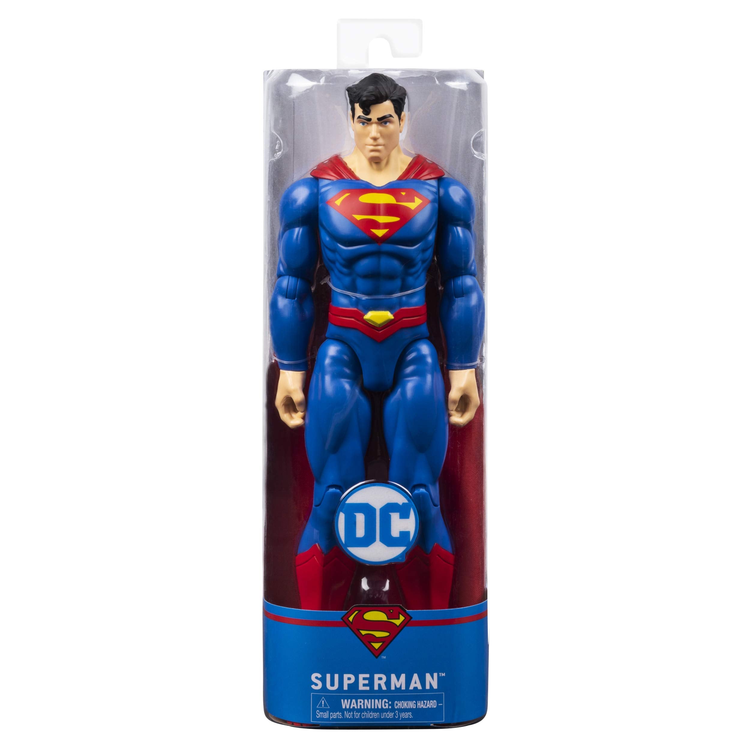 DC Comics 12-Inch SUPERMAN Action Figure - 11 Points of Articulation, Cloth Cape, Ages 3+ 6