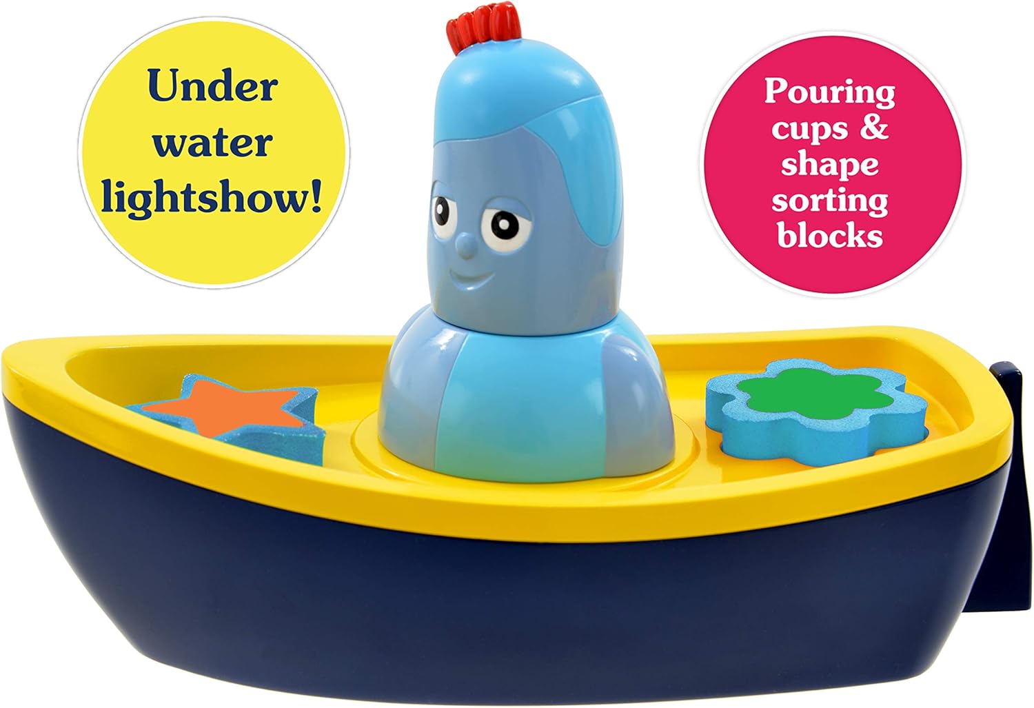 In the Night Garden Igglepiggle's Bath-Time Lightshow Boat - Light-Up Floating Playset for Toddlers 5