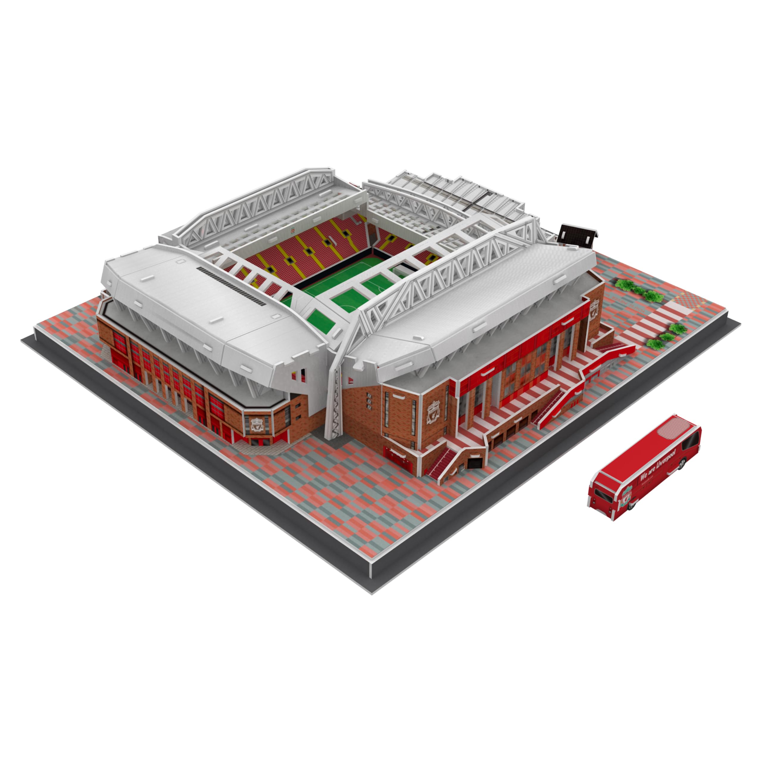 University Games Liverpool FC Anfield Stadium 3D Puzzle | 141 Pieces | Age 7+ 2