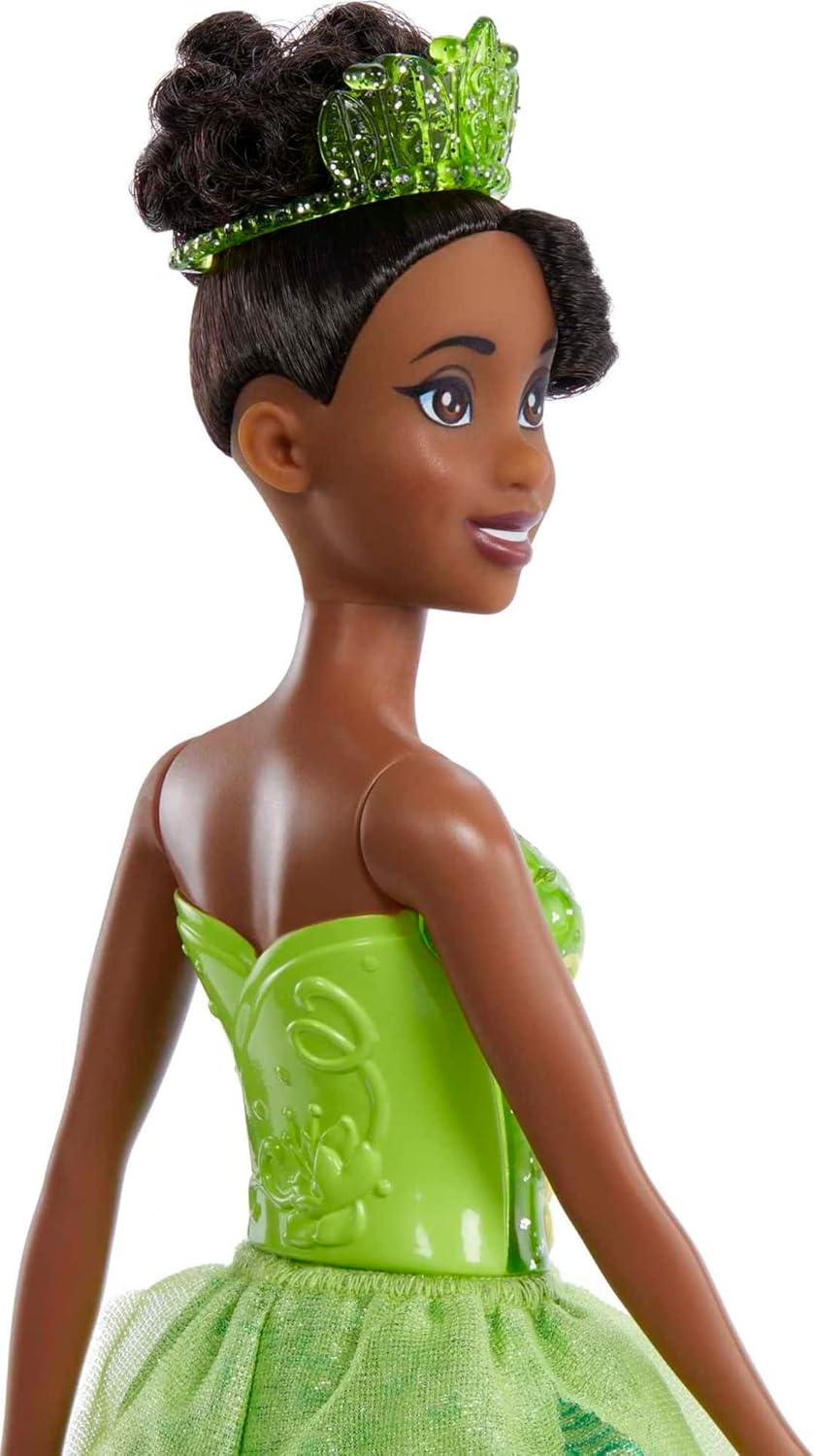 Disney Princess Tiana Posable Fashion Doll - Sparkling Movie-Inspired Outfit, Ages 3+ 4