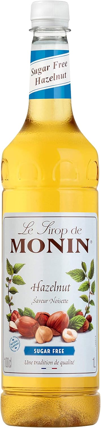 MONIN Hazelnut Sugar Free Syrup 1L