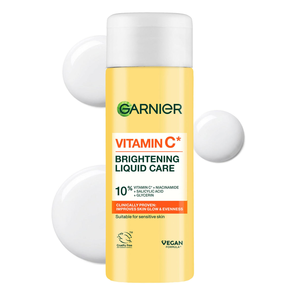 Garnier Vitamin C Brightening Liquid Care Toner - 10% Glycerin + Niacinamide