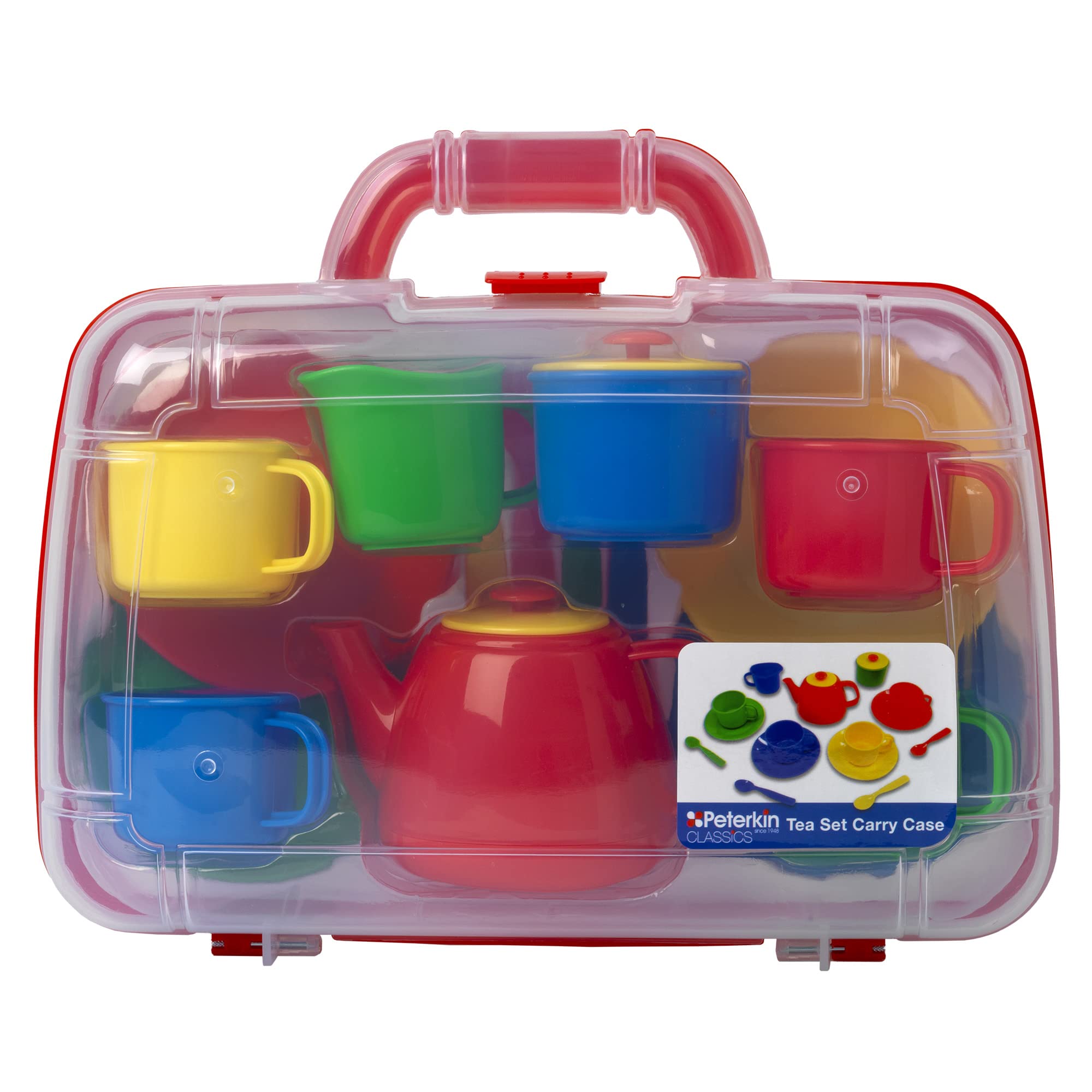 Peterkin Tea Set in Carry Case - Portable Playset for Pretend Tea Parties 7