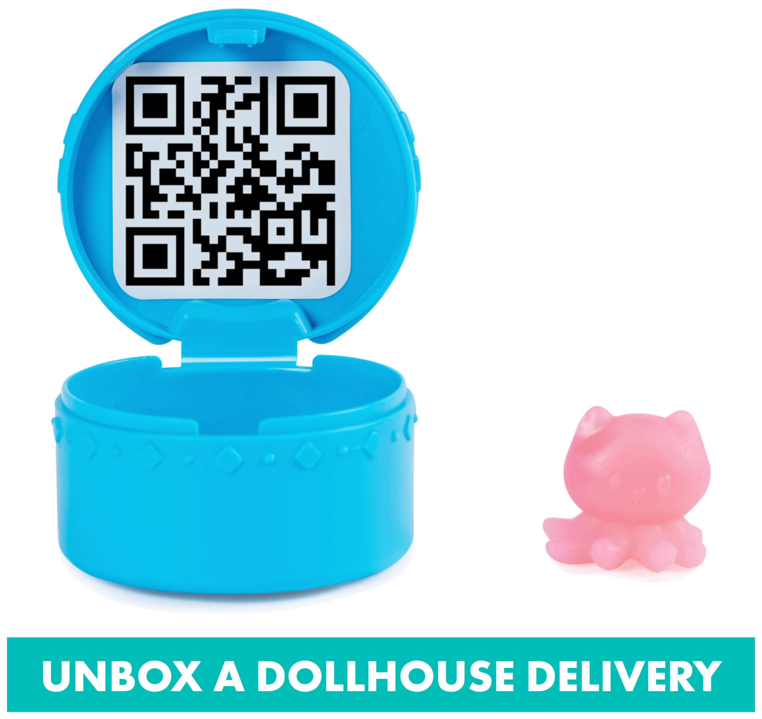 Gabby’s Dollhouse, Purr-ific Pool Playset with Gabby and MerCat Figures, Colour-Changing Mermaid Tails and Pool Accessories Kids’ Toys for Ages 3 and Up