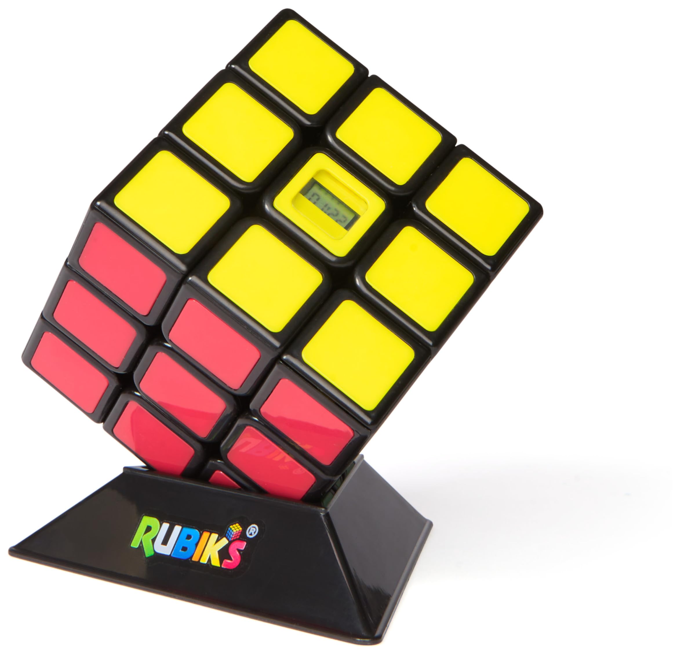 Rubik’s Timer Cube 3x3 - Built-in Timer Brain Teaser Puzzle for Speed Solving 6