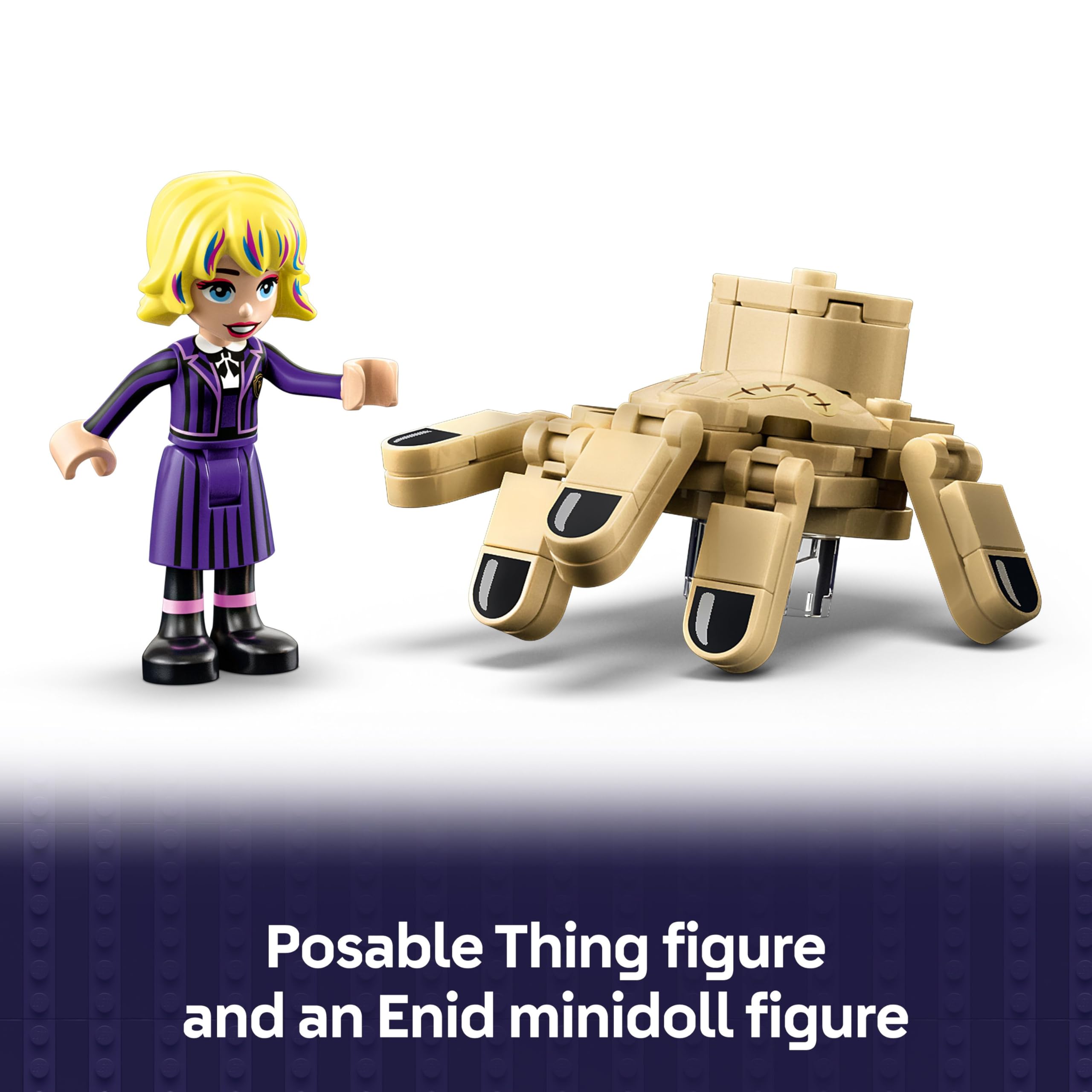 LEGO Wednesday Thing's Apartment Building Set 76785 | Ages 10+ | Includes Enid Mini Doll 5