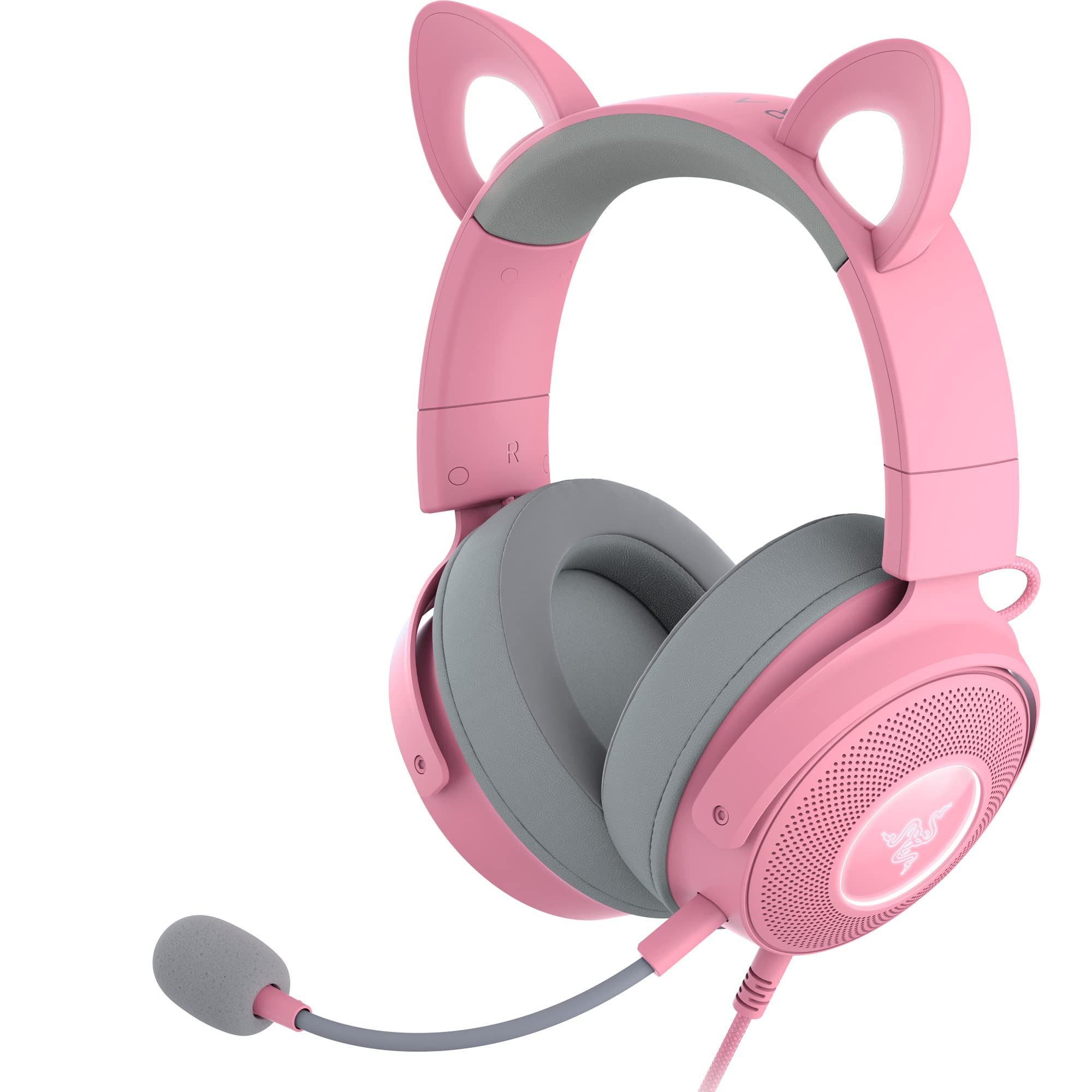 Razer Kraken Kitty Edition V2 Pro - Wired RGB Gaming Headset with Interchangeable Ears