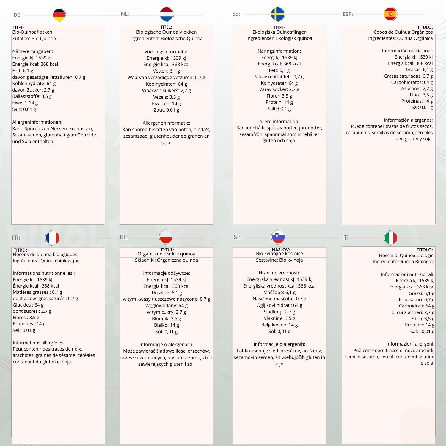 Wholefood Earth Organic Quinoa Flakes (1 kg) 4