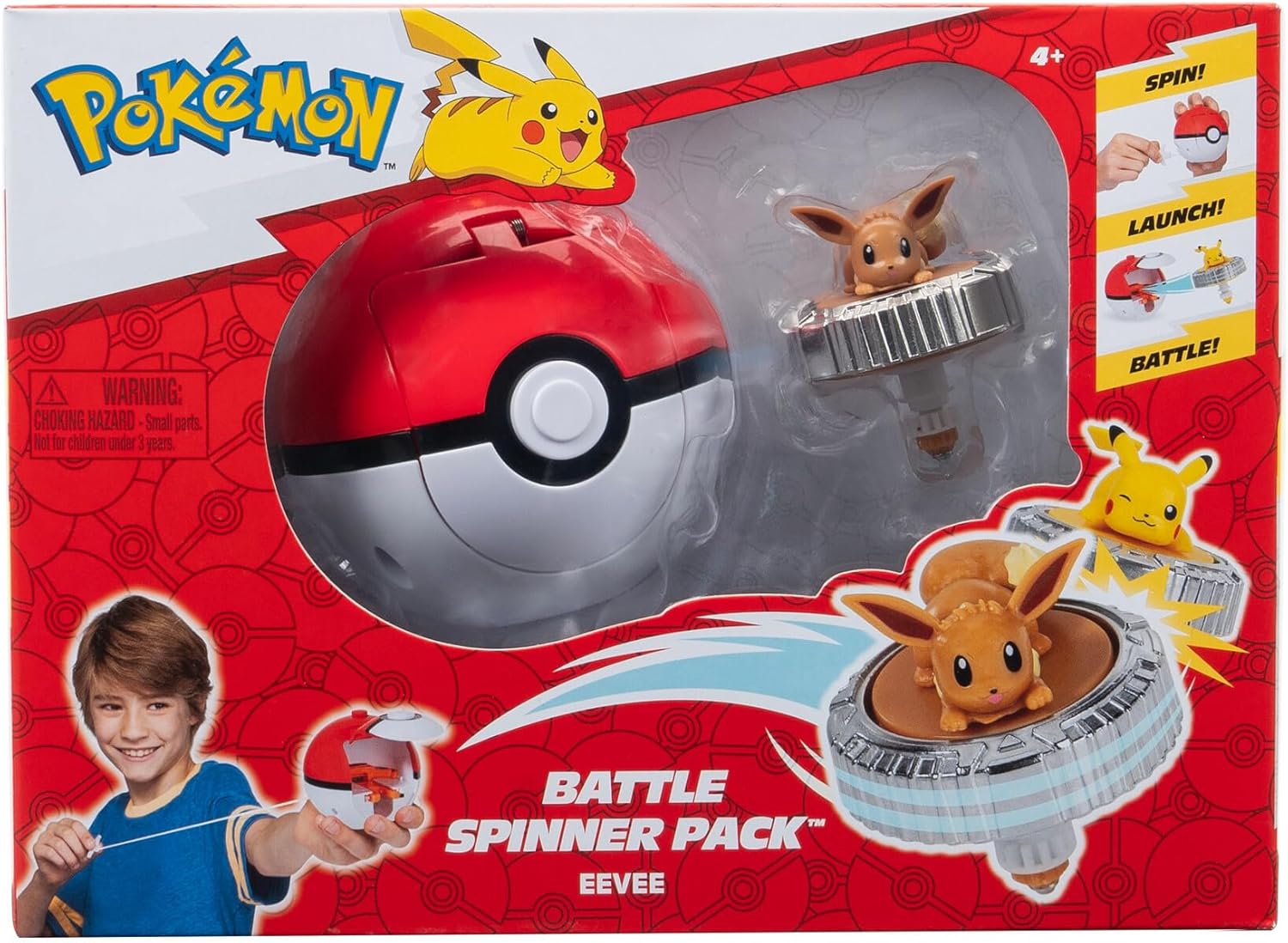 Pokémon PKW Battle Spinner Pack (Eevee & Poké Ball)