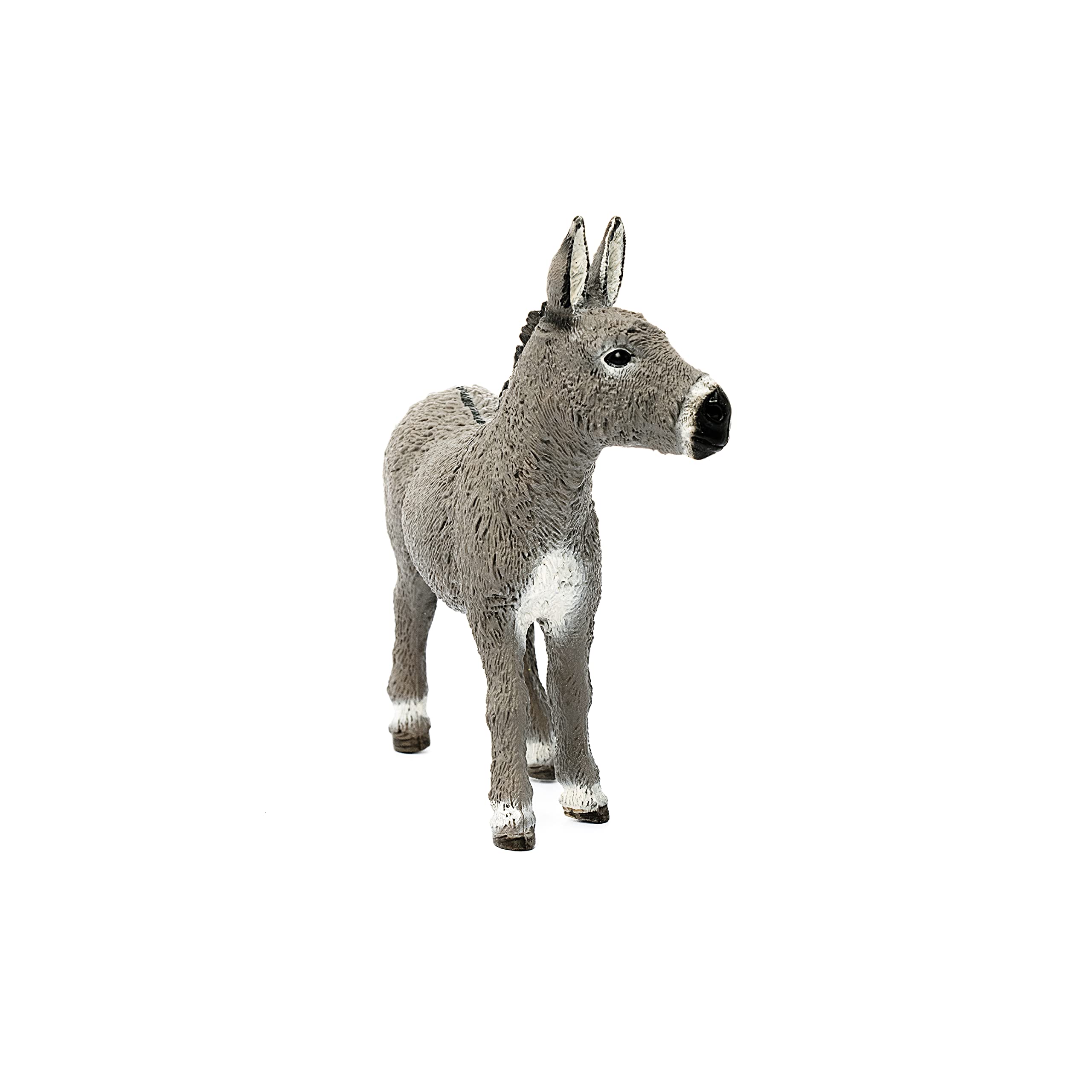 SCHLEICH Donkey Farm World Figurine - Individually Hand-Painted Educational Toy for Kids 3