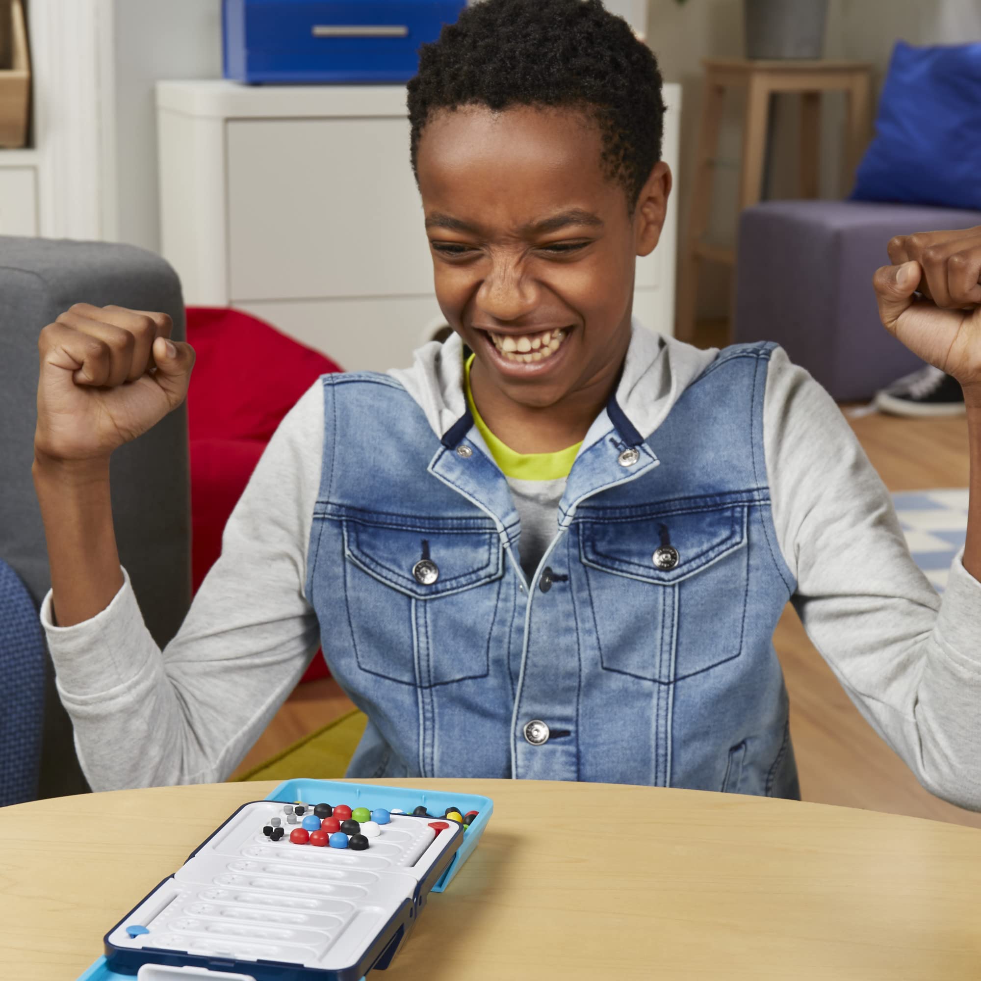 Hasbro Gaming Mastermind Board Game for Families and Children, The Classic Code Cracking Game 3