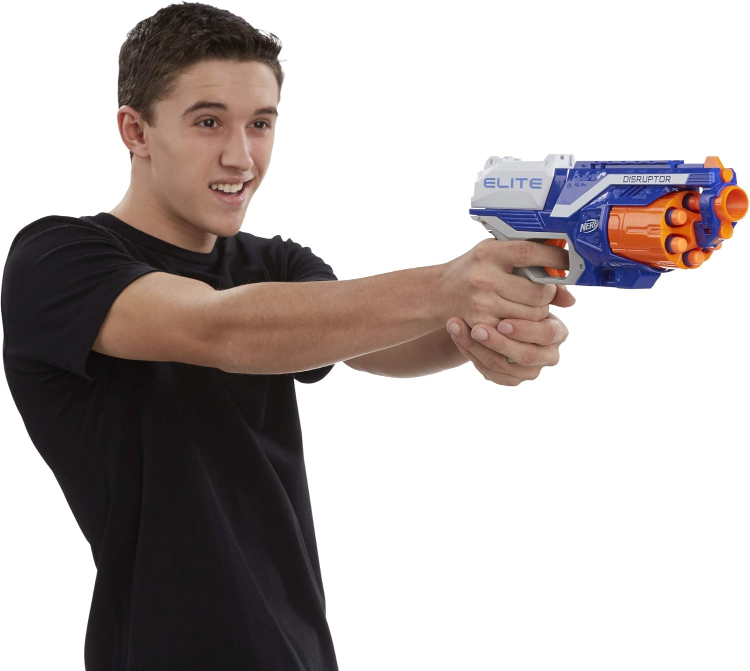 Nerf N-Strike Elite Disruptor - 6-Dart Rotating Drum Blaster for Fast-Paced Action 7