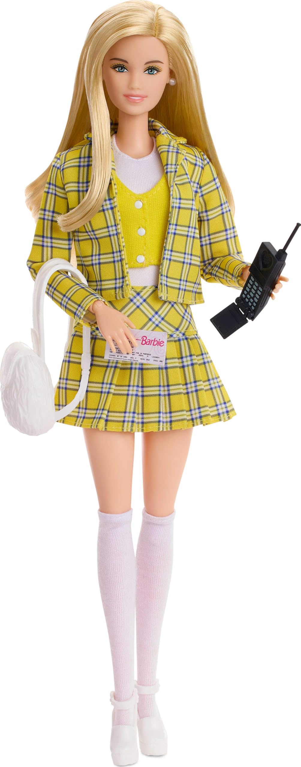 Barbie Signature Clueless Cher Doll - Yellow Plaid Suit Collectible with Accessories