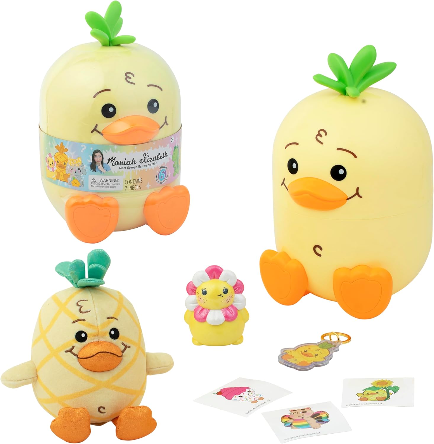 Moriah Elizabeth Giant Georgie Mystery Surprise Unboxing Set - Collectible Egg with Plush, Figures & Stickers 3