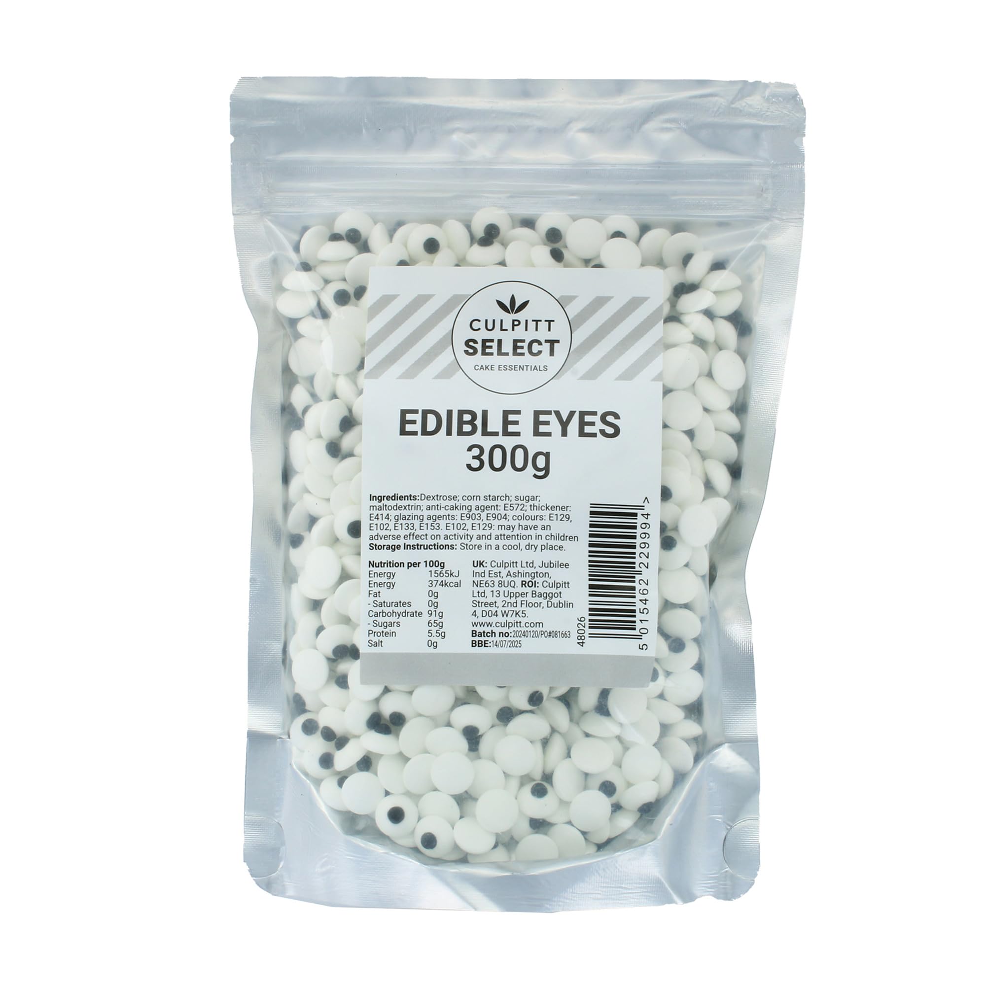 Culpitt - Select Edible Eyes Cake Sprinkle Decorations