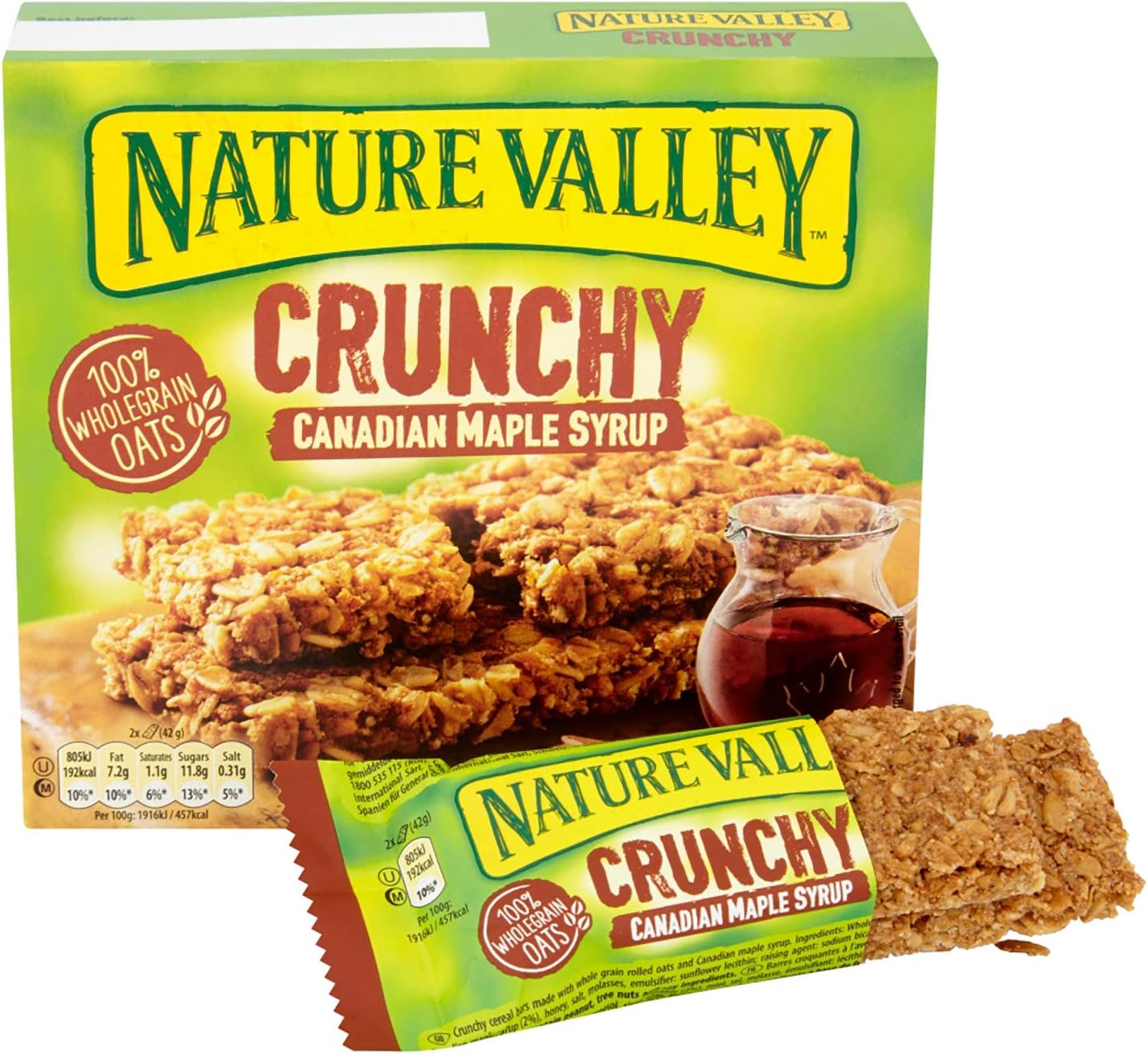 Nature Valley Crunchy Canadian Maple Syrup Cereal Bars 5x42g 4