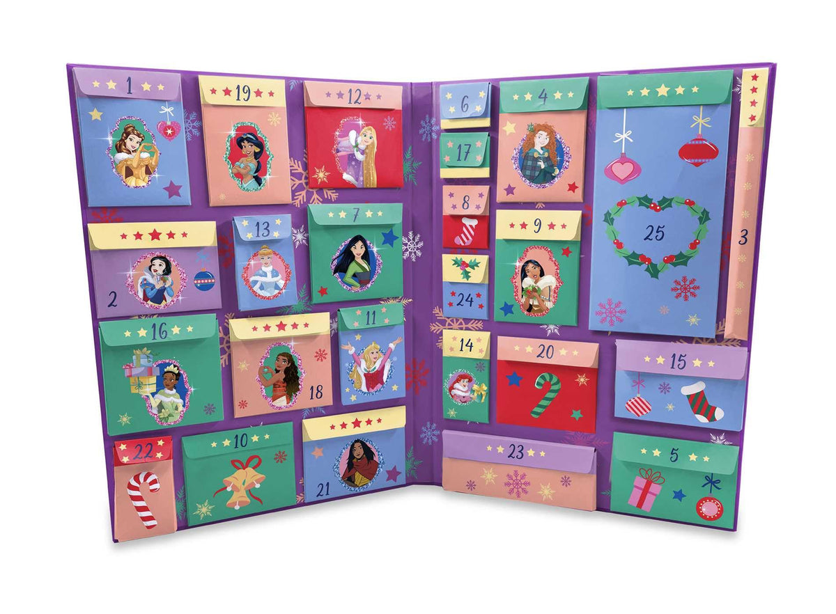 Disney Princess: The Official Advent Calendar - 25 Days of Stationery, Key Chains, and More
