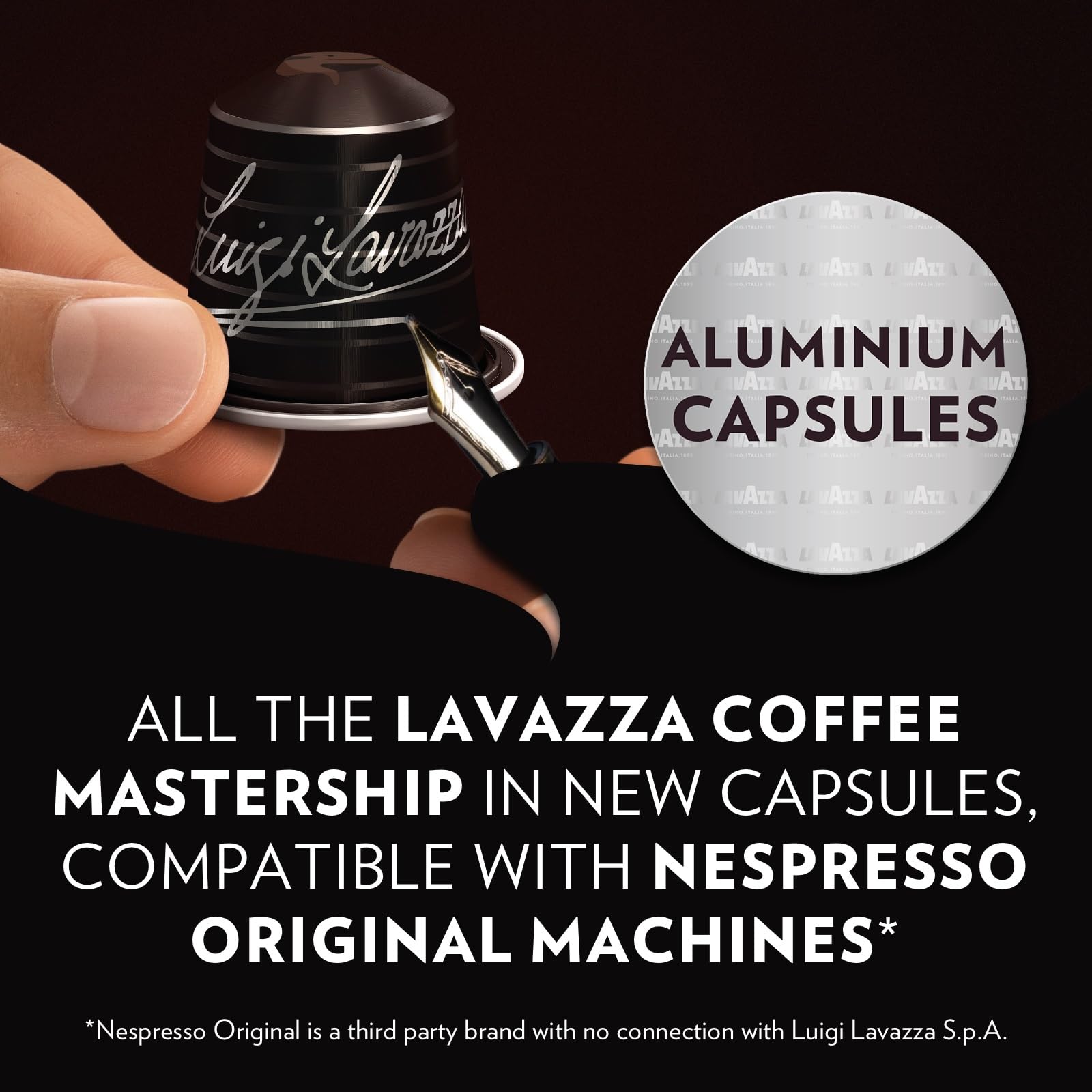 Lavazza Espresso Maestro Lungo - 100 Aluminum Capsules Compatible with Nespresso Original Machines 6