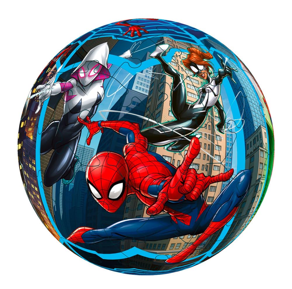 Ravensburger Marvel Spiderman 3D Jigsaw Puzzle - 72-Piece 3D Puzzle Ball for Kids 6 Years and Up 7