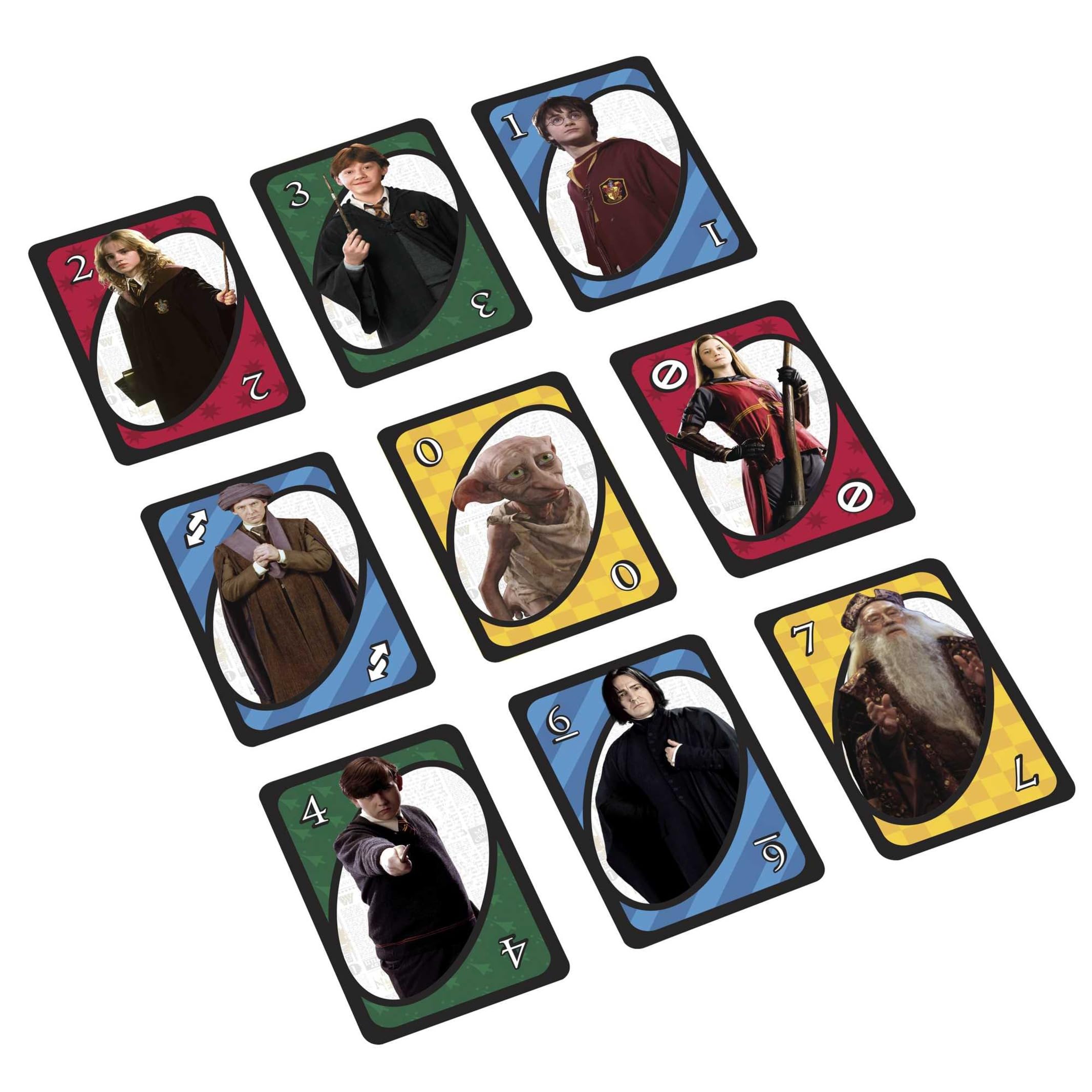 Mattel Games UNO Harry Potter Card Game for Kids, Adults & Parties, Collectible Deck Based on Popular Series for 2 to 10 Players, FNC42 2