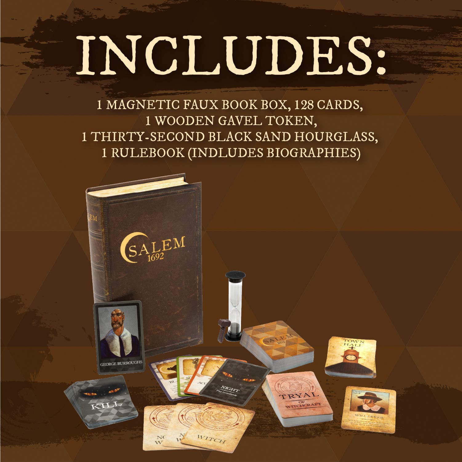 Façade Games Salem 1692 Trading Card Game - Mixed Colours Dedicated Deck