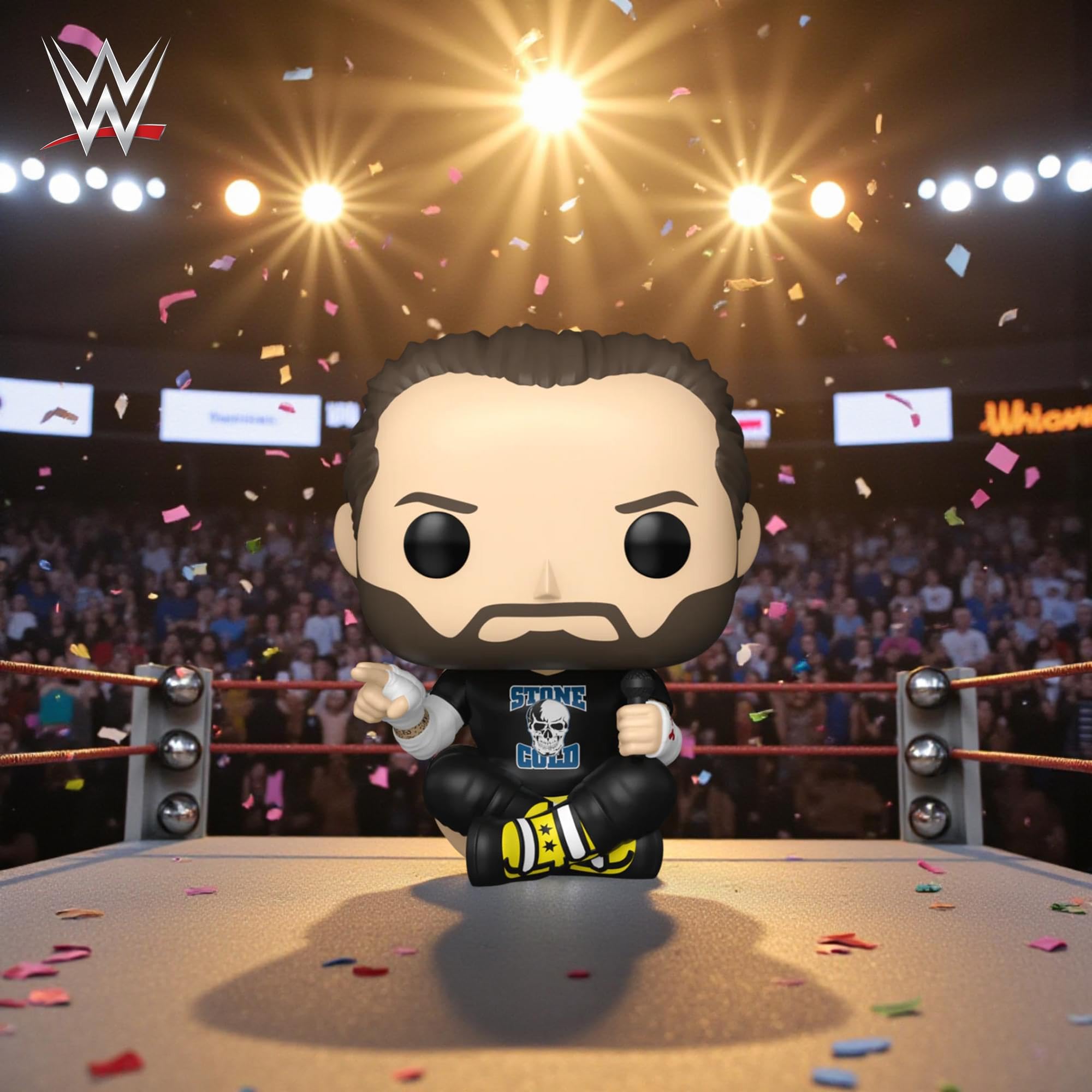 Funko POP! WWE CM Punk Collectable Vinyl Figure | Chibi Style | Approx 3.75 Inches