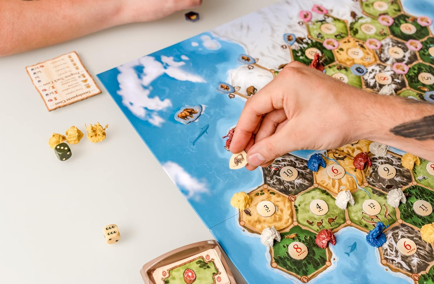 CATAN Dawn of Humankind Board Game | Ages 12+ | 3-4 Players | 90+ Minutes Play Time