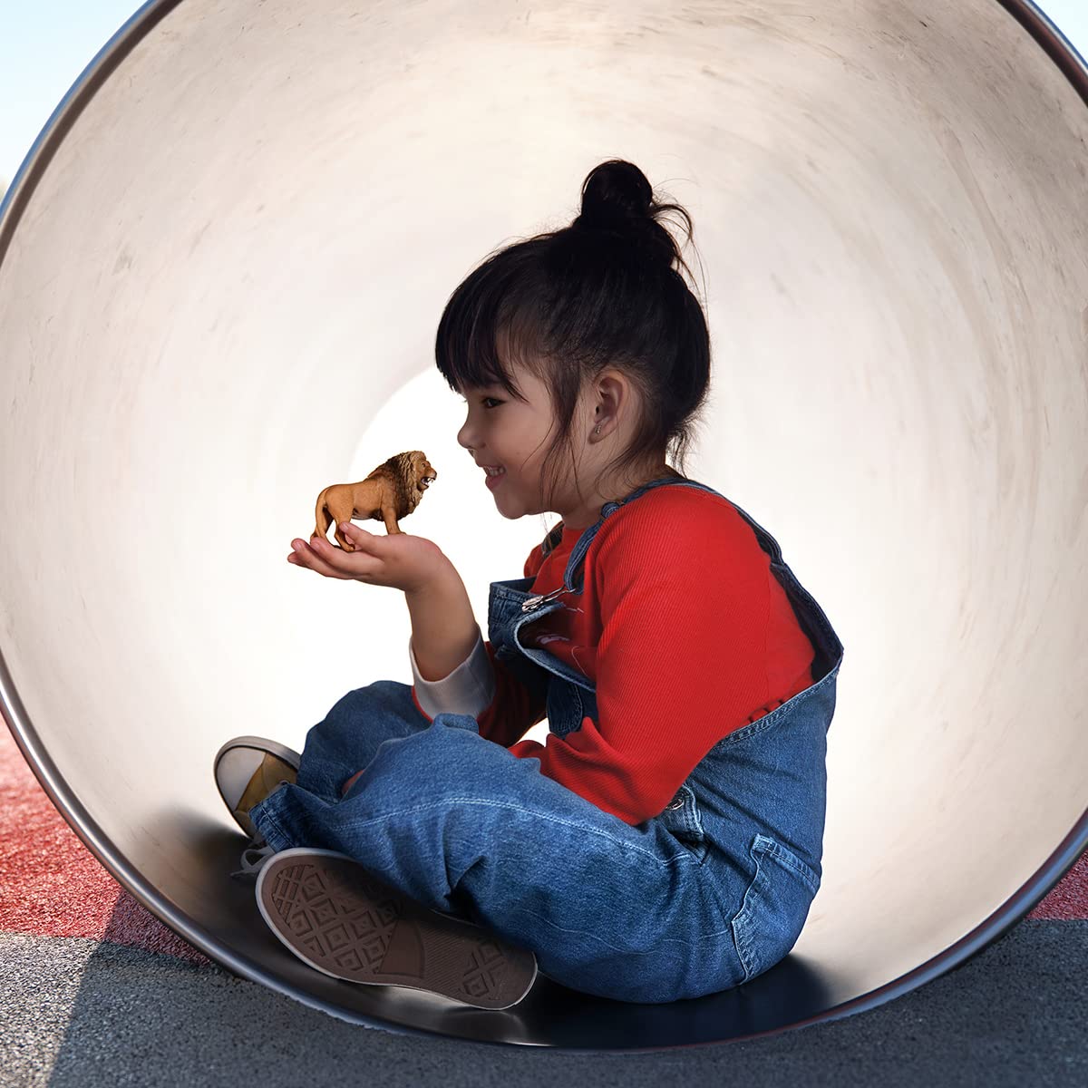 SCHLEICH Lion 14726 - Roaring Wildlife Figurine for Kids 3-10 Years 3