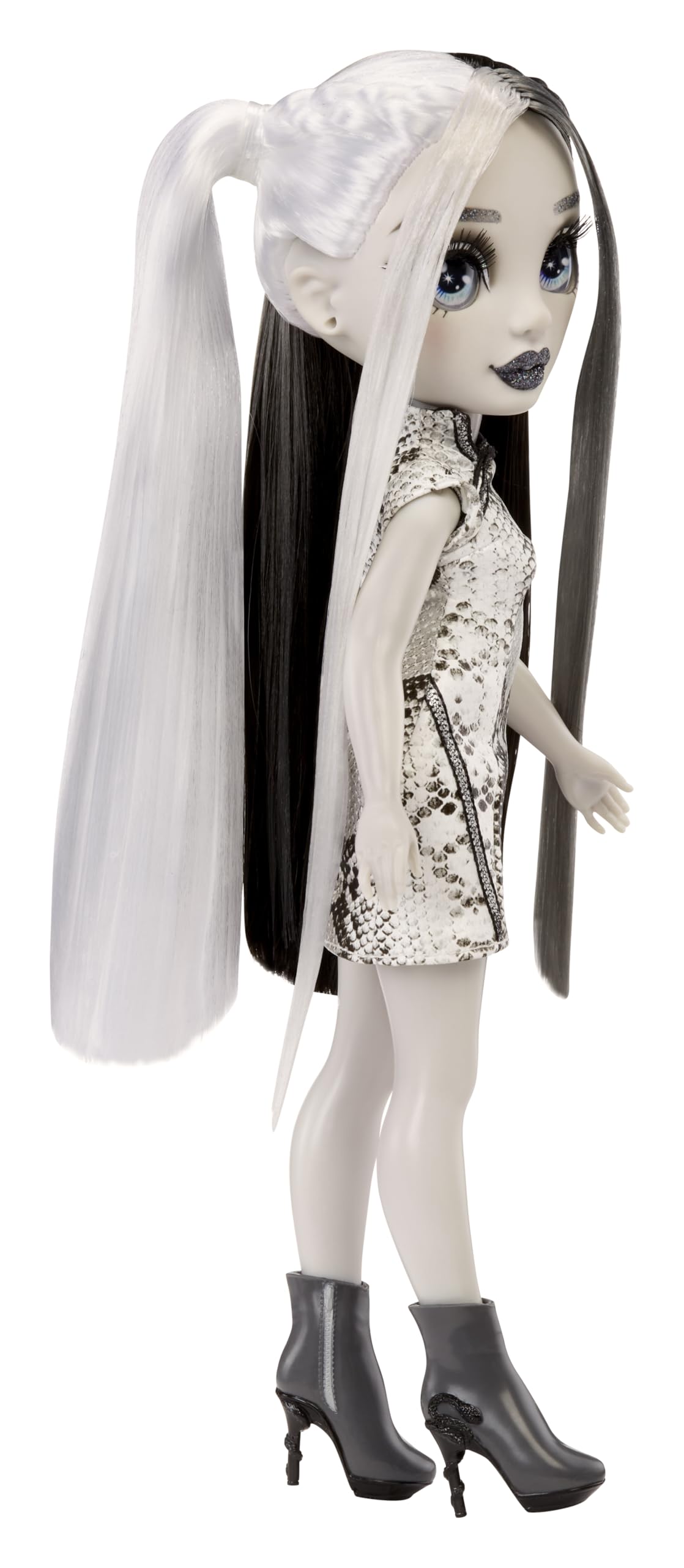 Rainbow High Shadow High Heather Grayson - 28cm Grayscale Fashion Doll with Black & White Hair, Outfit, Shoes & Handbag 3