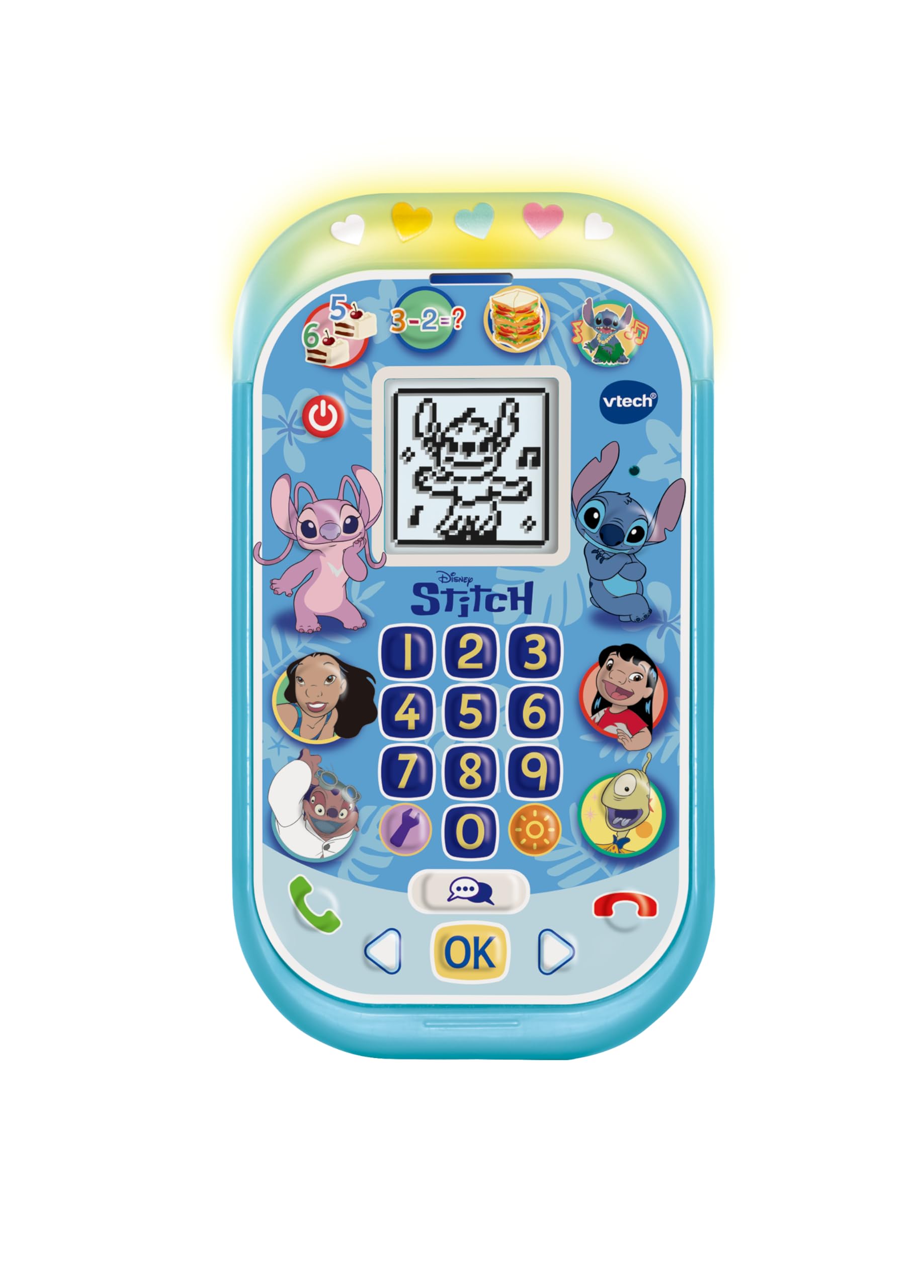 VTech Stitch Learning Phone - Interactive Educational Toy for Ages 4+ 6