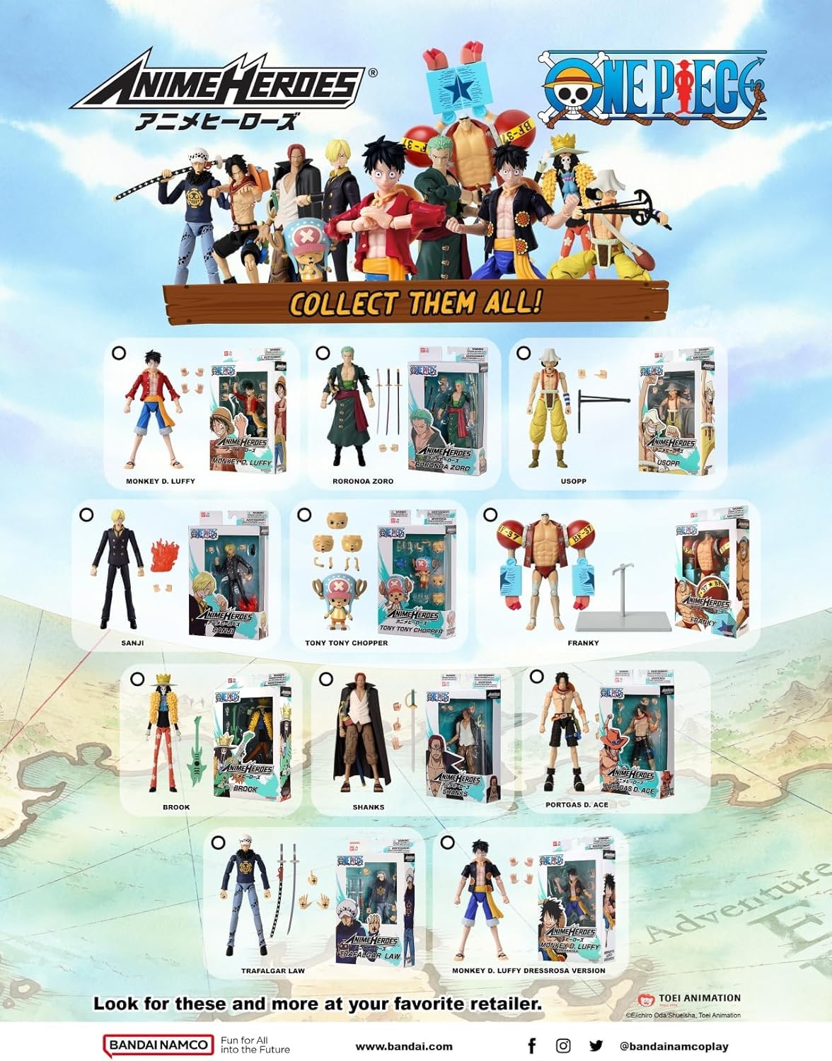 BANDAI Anime Heroes One Piece Sabo Action Figure | 17cm Articulated Figure with Accessories 8