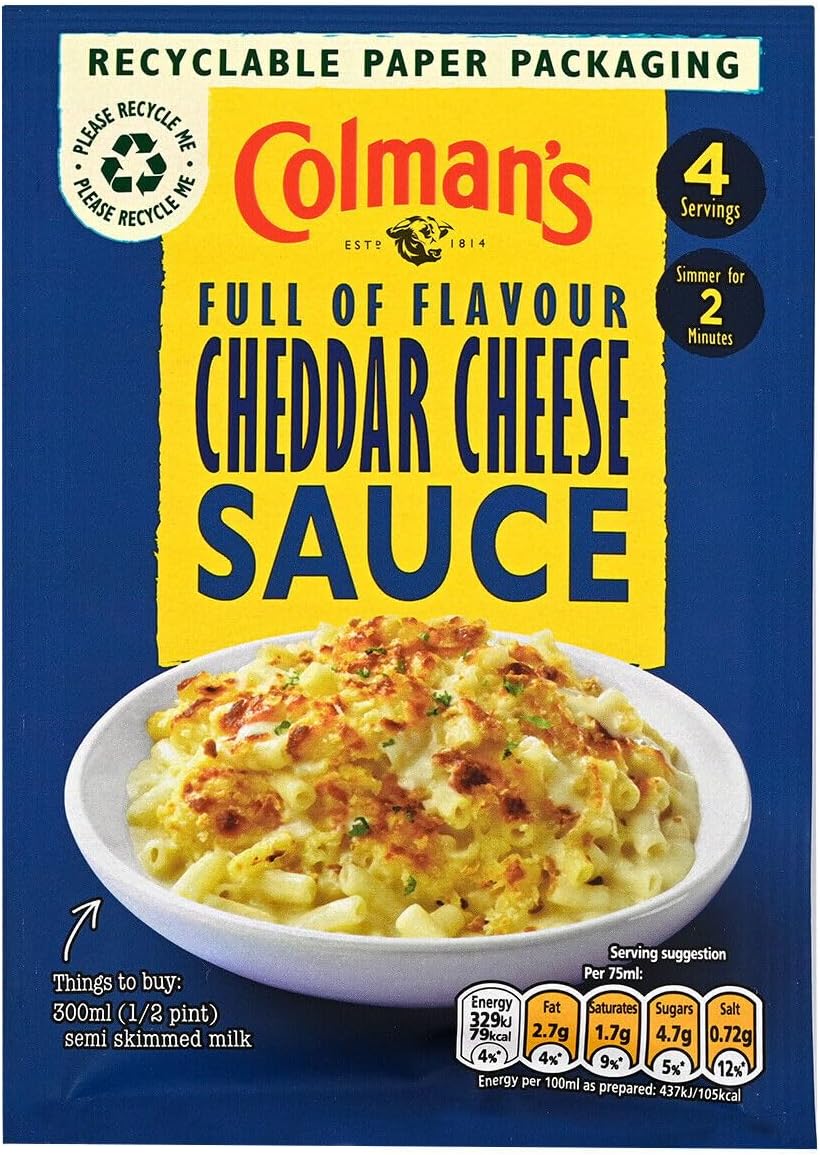 Colman's Meal Maker Cheddar Cheese Sauce Mix, 40g