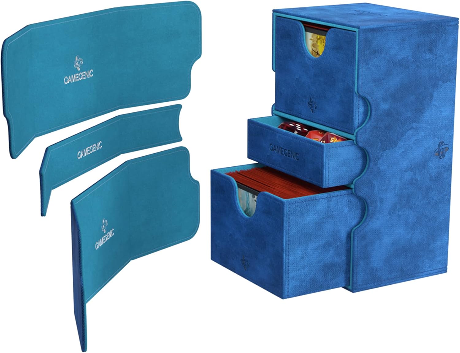 Gamegenic Stronghold 200+:XL Convertible Deck Box for Card Games 4