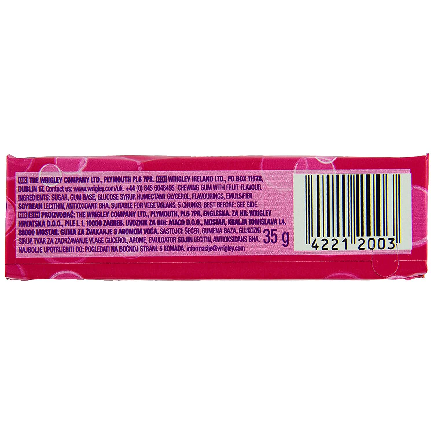 Hubba Bubba Original Bubblegum 5-piece (Pack of 20) 4