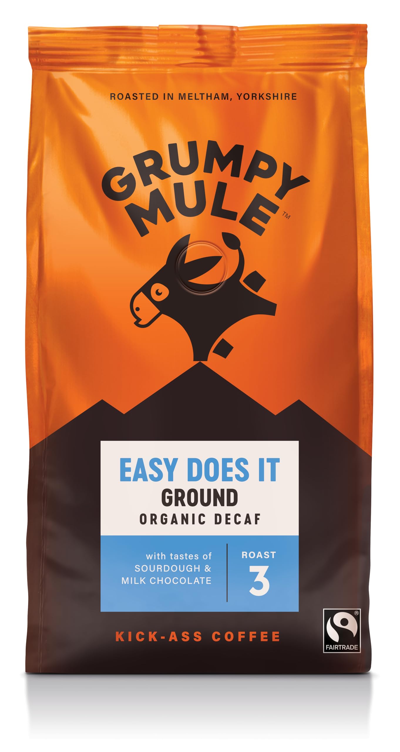Grumpy Mule - Easy Does It Swiss Water Organic Decaf Ground Coffee