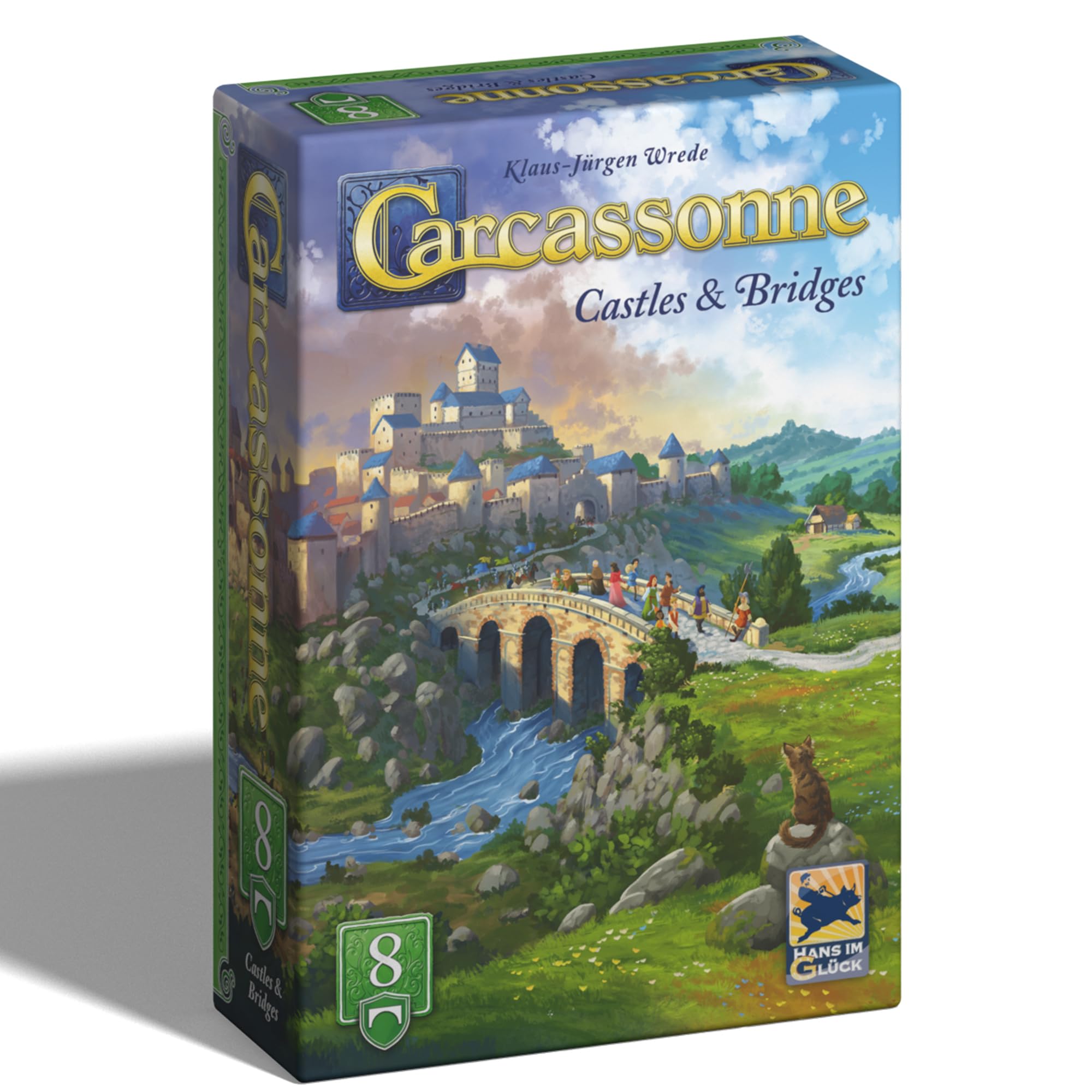 Hans im Glück Carcassonne: Castles & Bridges Expansion 8 Refresh | Strategy Board Game | 5 Players