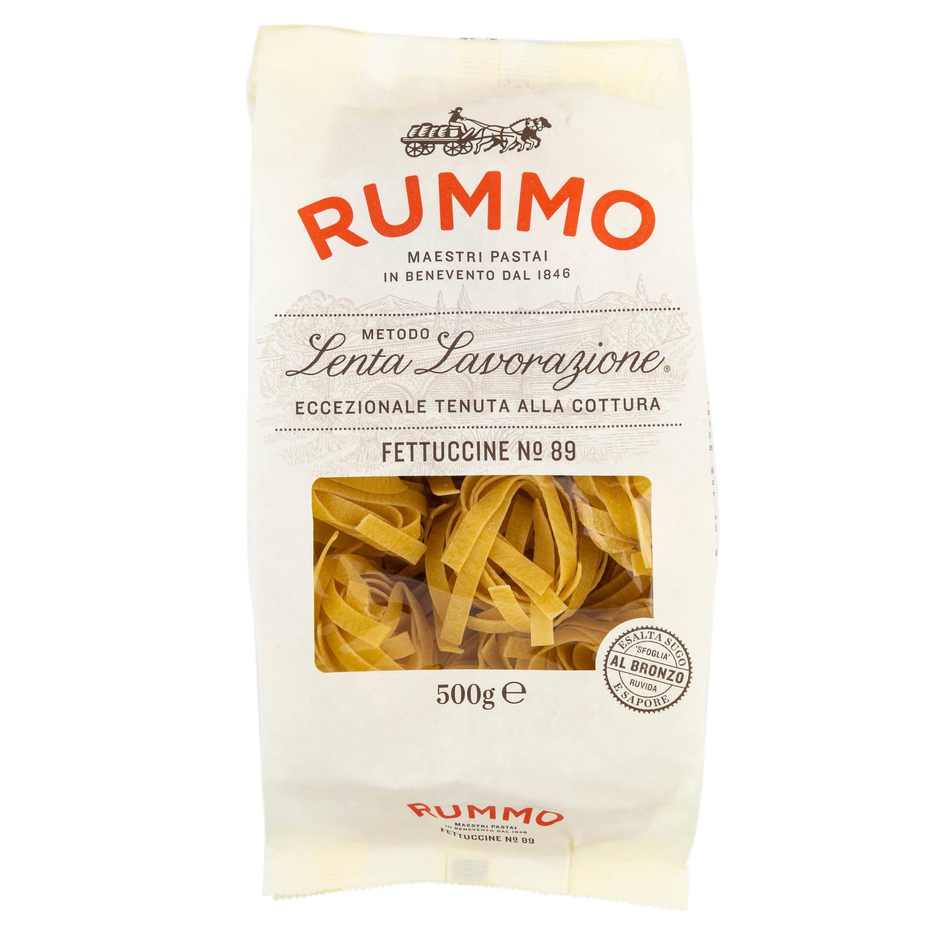Rummo Fettuccine No. 89 - 500g Classic Ribbon-Cut Pasta from Italy