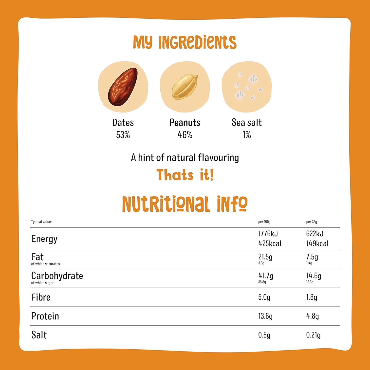 Nakd Peanut Delight Natural Fruit & Nut Bars - Vegan, Gluten-Free, No Added Sugar 5