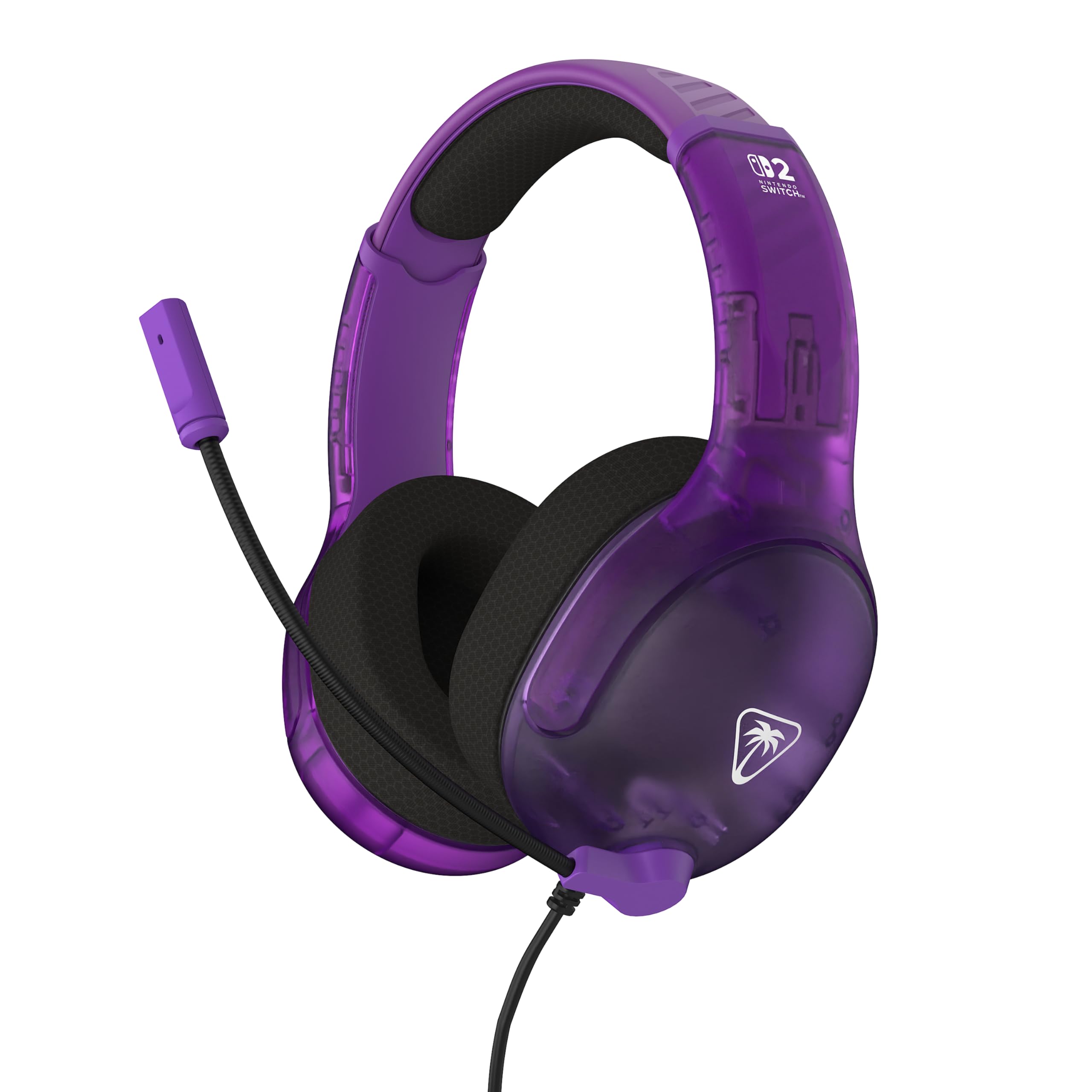 Turtle Beach Airlite Fit Wired Gaming Headset - Ghost Purple | Nintendo Licensed | Lightweight