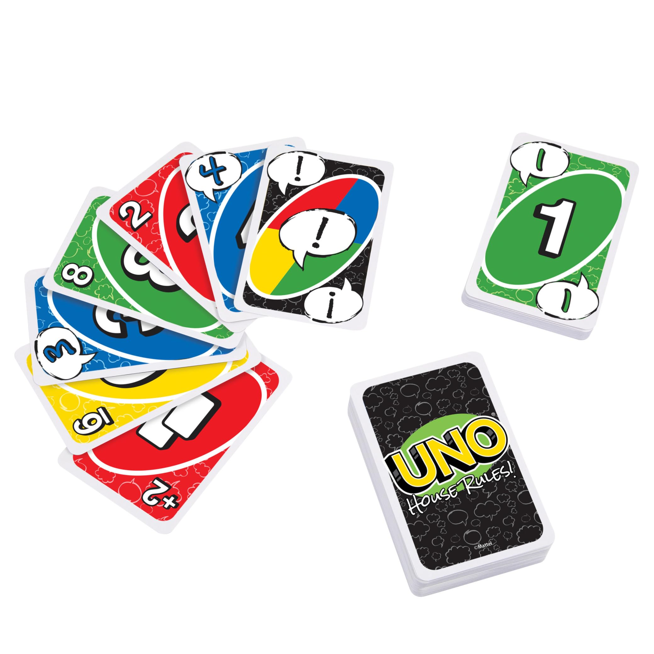 Mattel UNO House Rules Card Game for Family, Party & Travel - HRL31 3