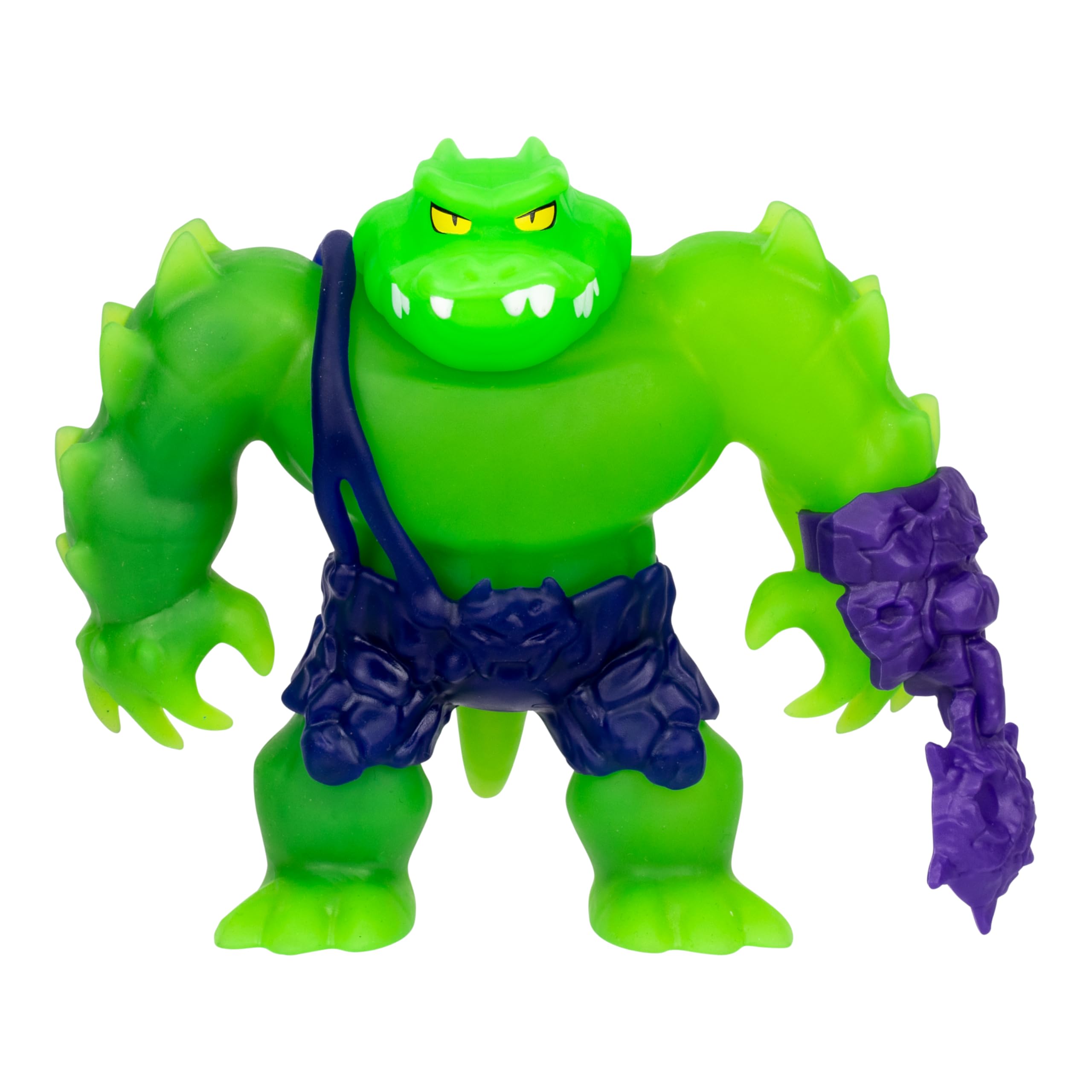 Heroes of Goo Jit Zu Meteor Madness Rock Jaw - Stretchy Goo-Filled Action Figure with Meteor Rock Mace
