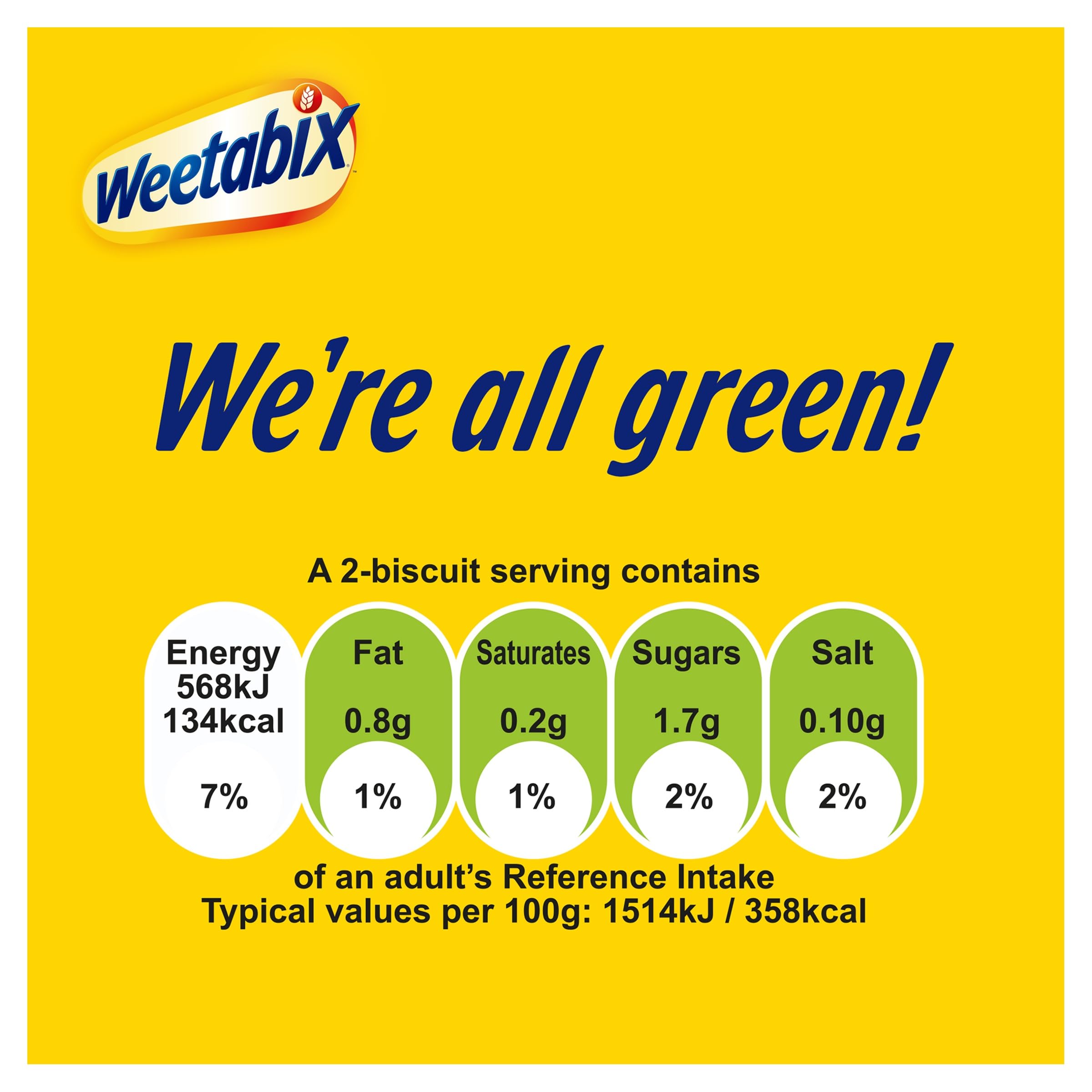 Weetabix - Breakfast Biscuits Packed with Fibre, High in Vitamin D, Low Sugar & Salt, 12 Biscuits (215g) 3