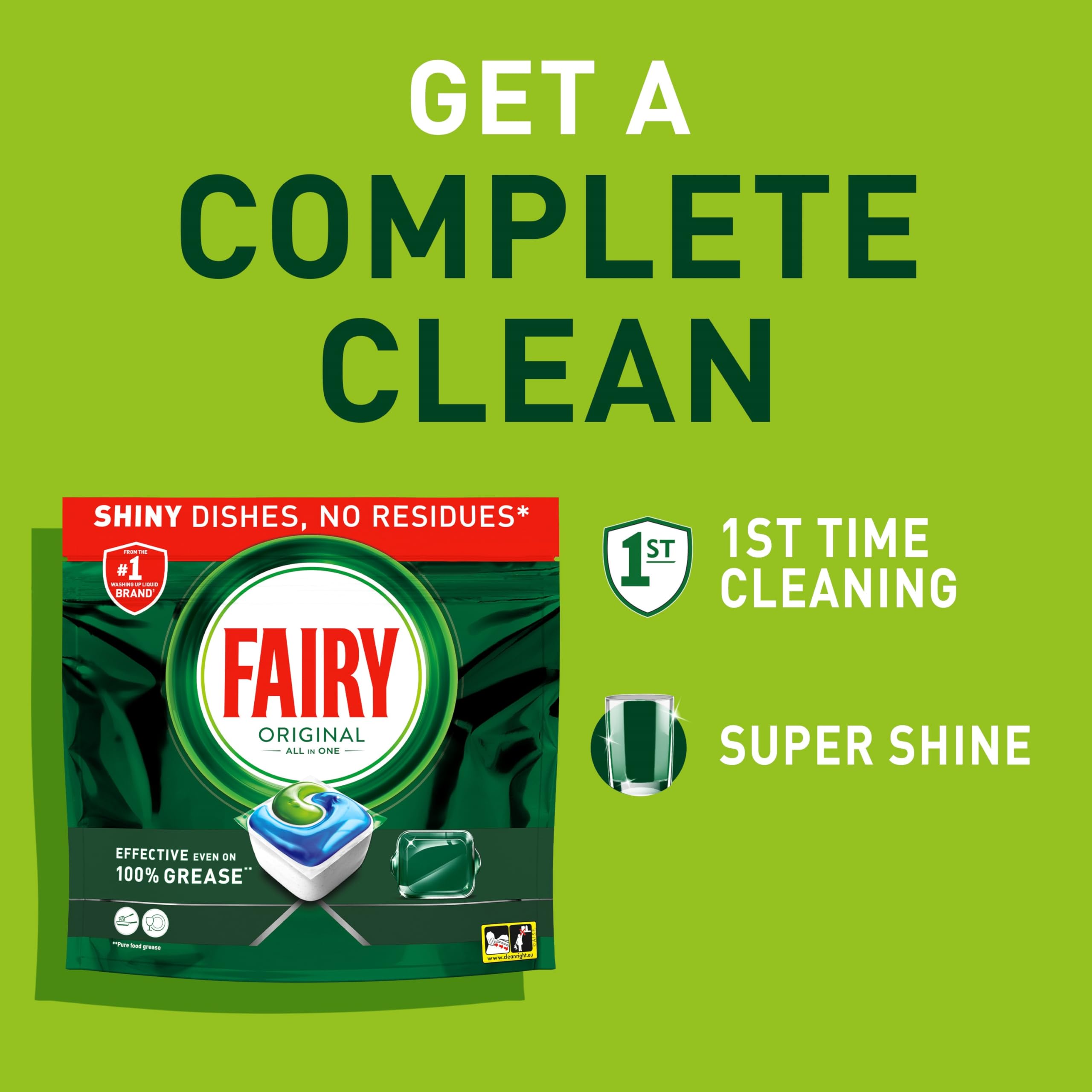 Fairy - Original All in One Auto Dishwashing Tablet, 110CT 3
