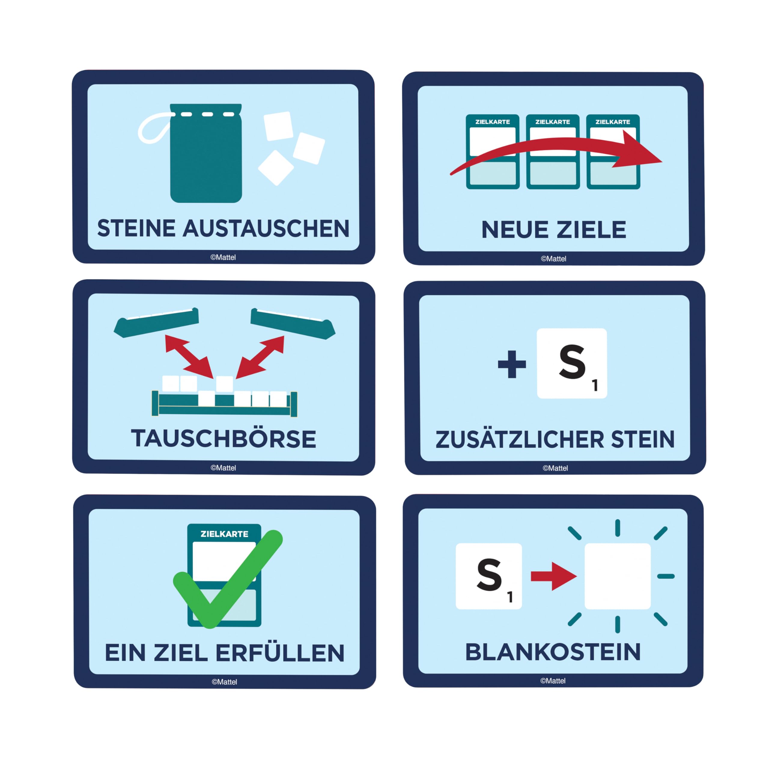 Mattel Games Scrabble German Edition Board Game HWD45