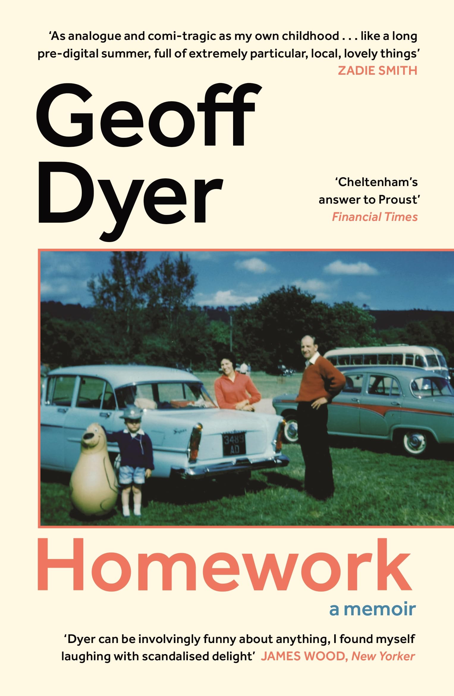 Geoff Dyer - Homework: A Memoir | Paperback | Canongate Books