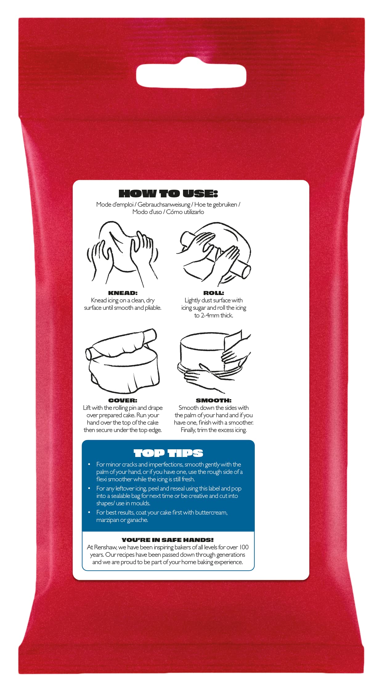 Renshaw Atlantic Blue Just Roll With It Fondant Icing, 1 kg 4