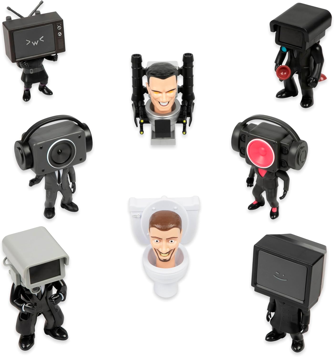 Skibidi Toilet Mystery Figures - Collectible Blind Pack Action Figures for Ages 8+