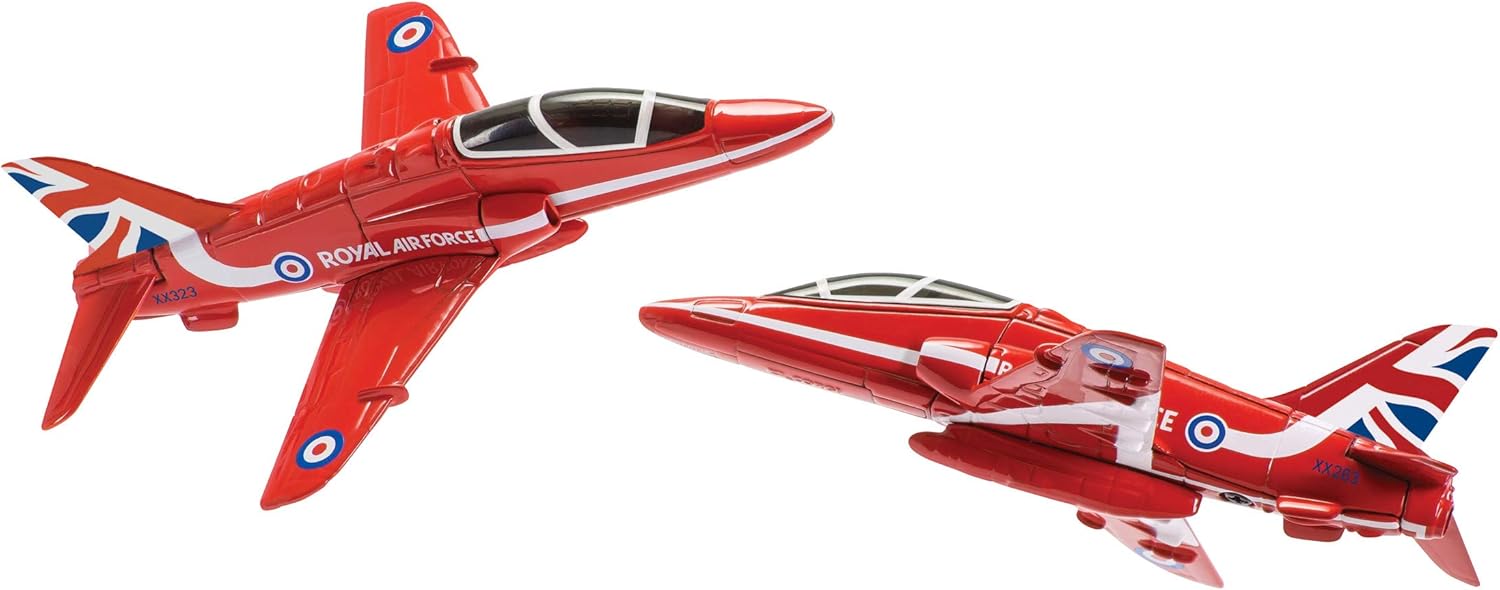 Corgi CS90687 Red Arrows Synchro Pair Die-Cast Model Aircraft Twin Pack - Red